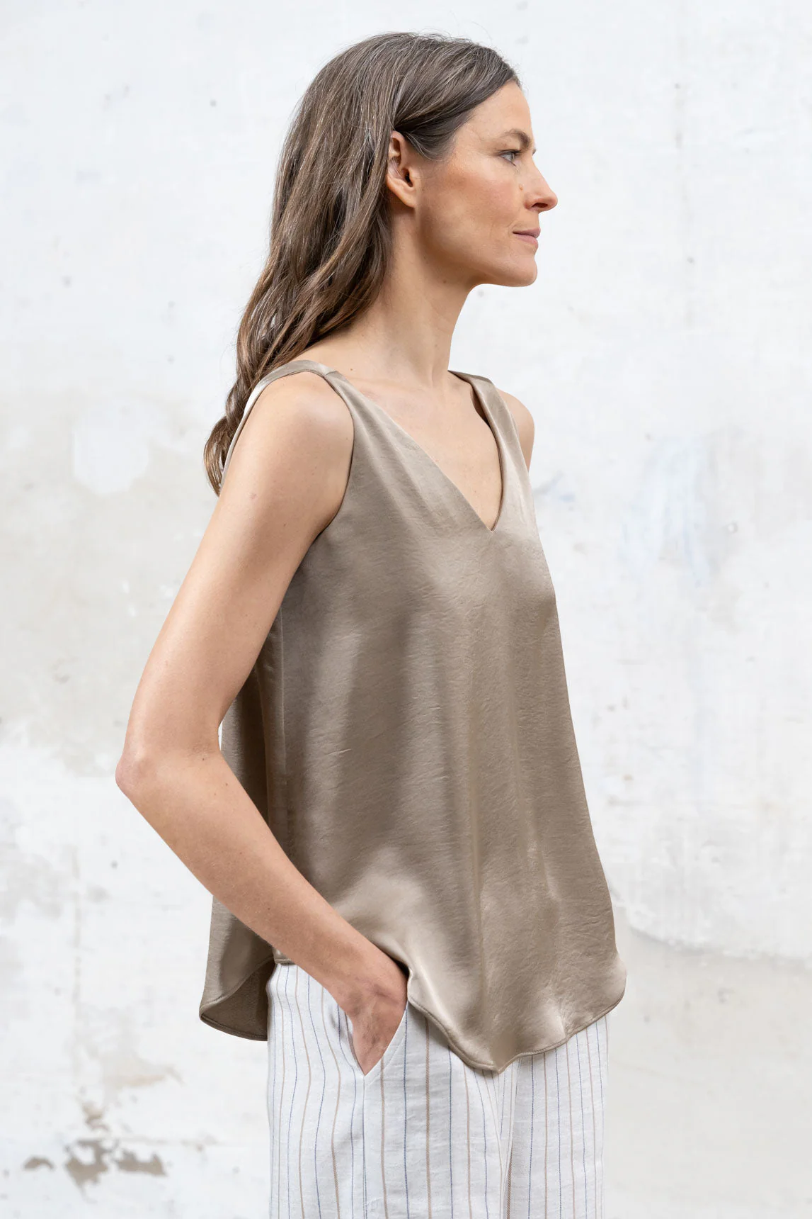 Rivera-spain Top Burdeos beige