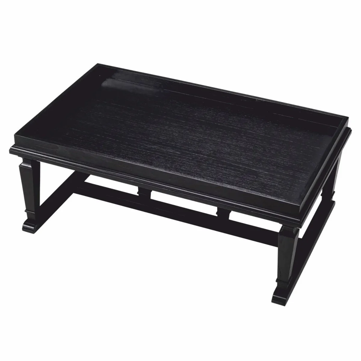 Casa Padrino mesa de centro de lujo negro 130 cm - Muebles para hoteles y salones