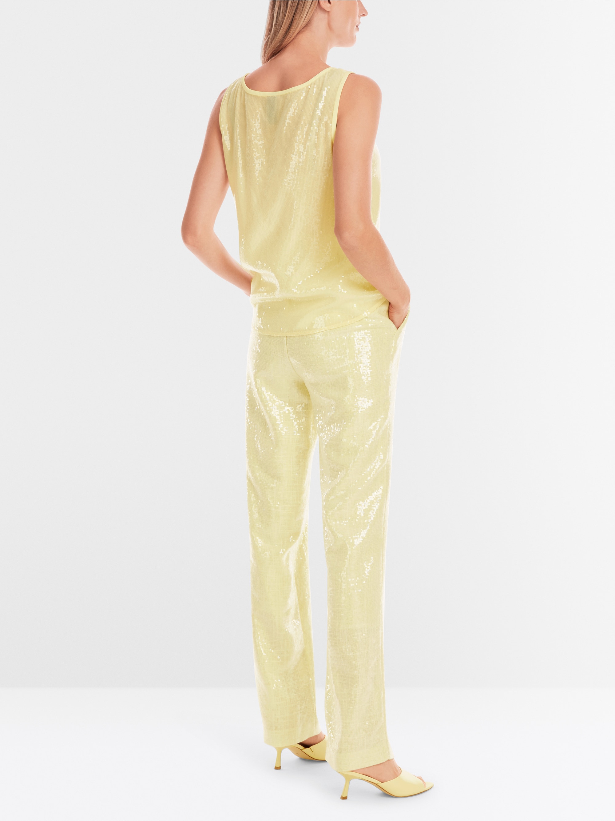 Marc-Cain Sequin top with deep neckline