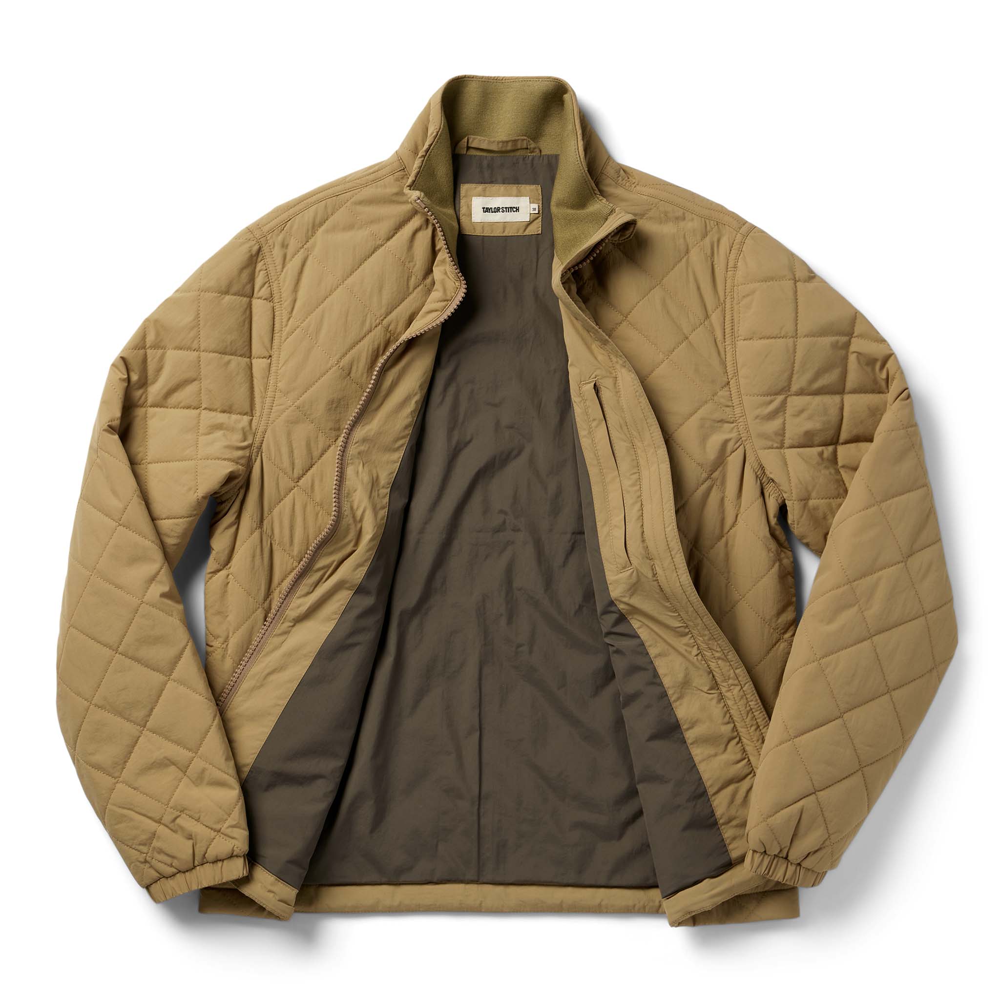 The Vertical Jacket in Khaki