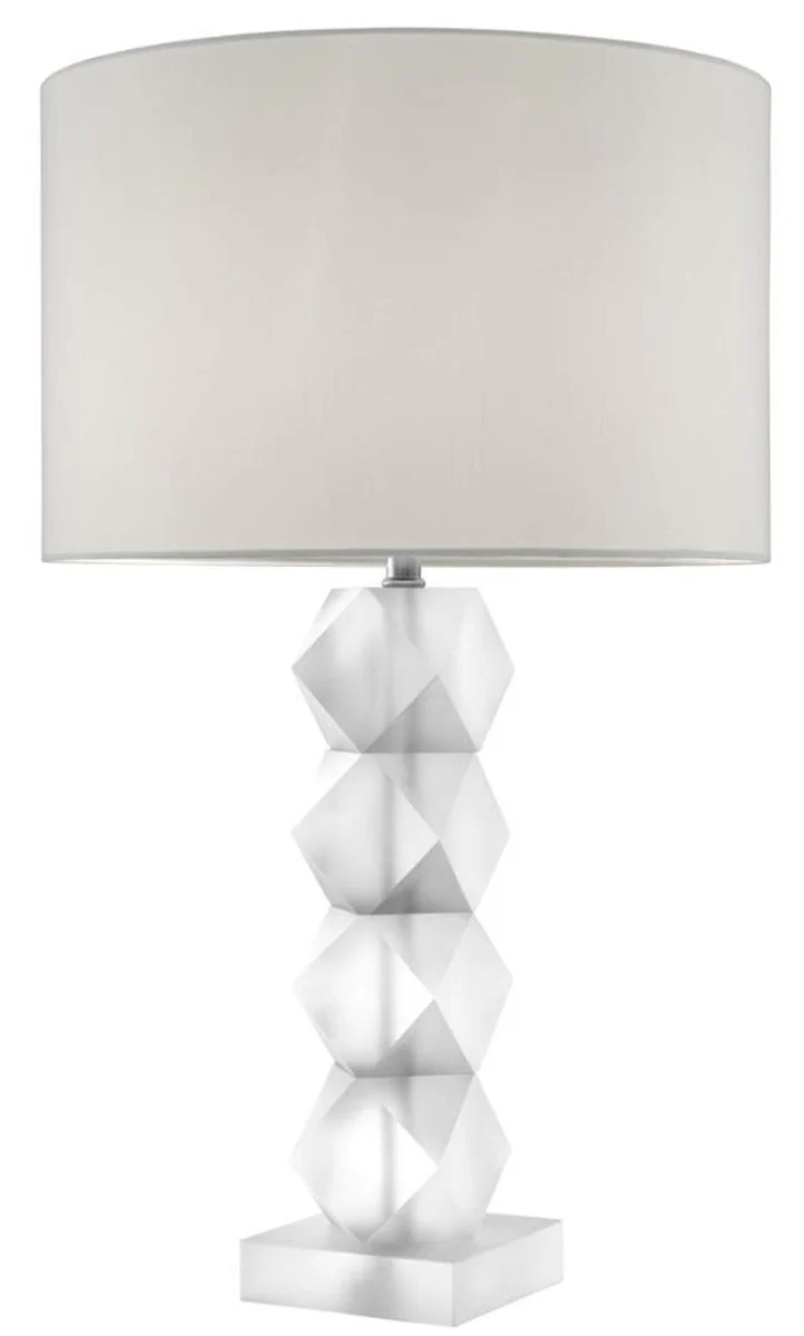 Casa Padrino dise?ador vidrio esmerilado l¨¢mpara de mesa 16 x 48 x H. 84 cm - Hotel restaurant table lamp