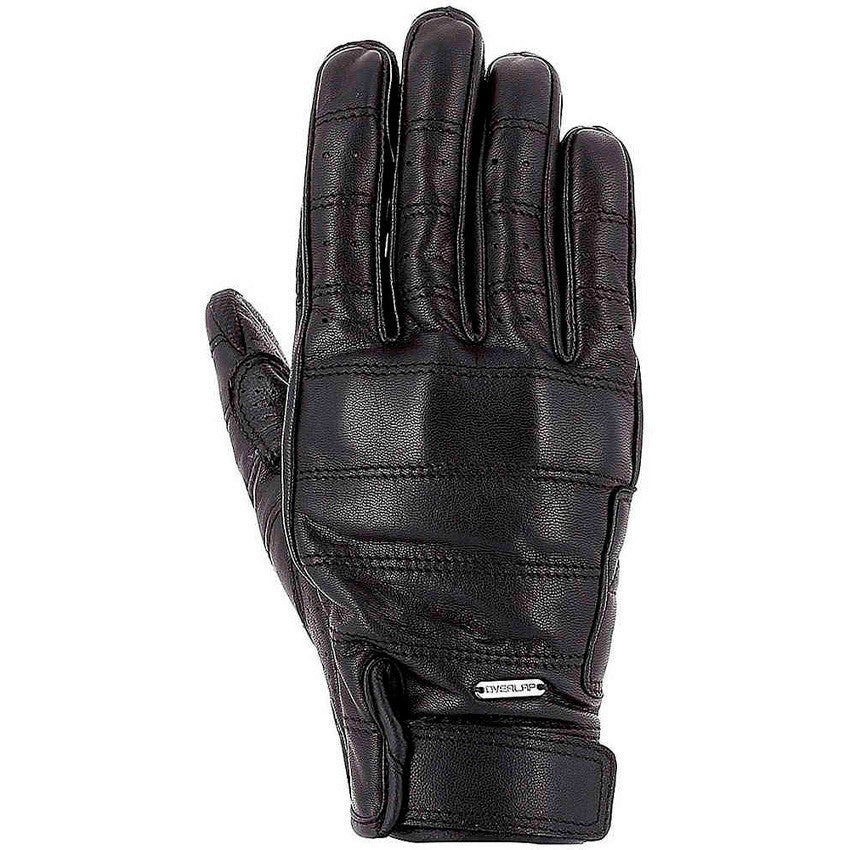 GUANTES VERANO OVERLAP FLAT TRACK NEGRO
