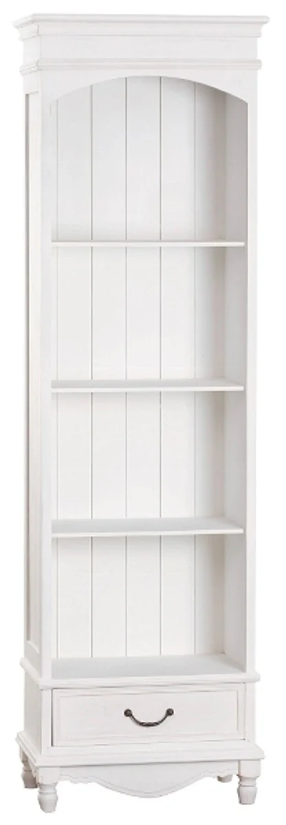 Casa Padrino Country Style Bookcase White 53 x 30 x H. 178 cm - Country Style Furniture