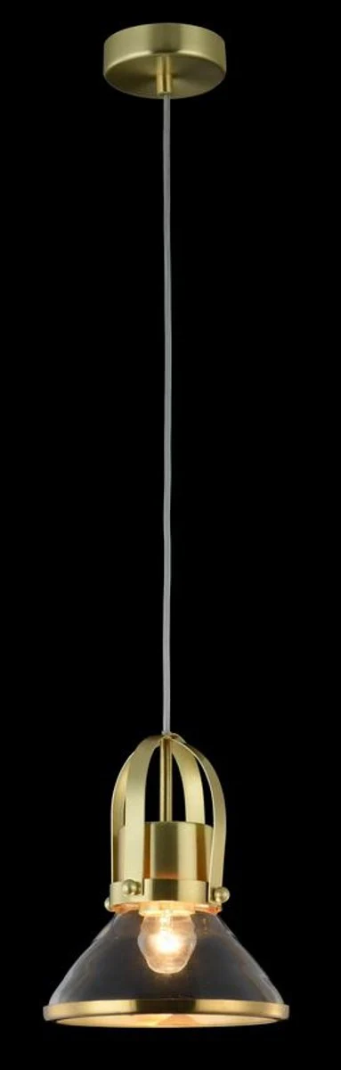 Casa Padrino lámpara colgante / luz colgante de lujo latón colores Ø 18,5 x H. 23 cm - Luces y Lámparas