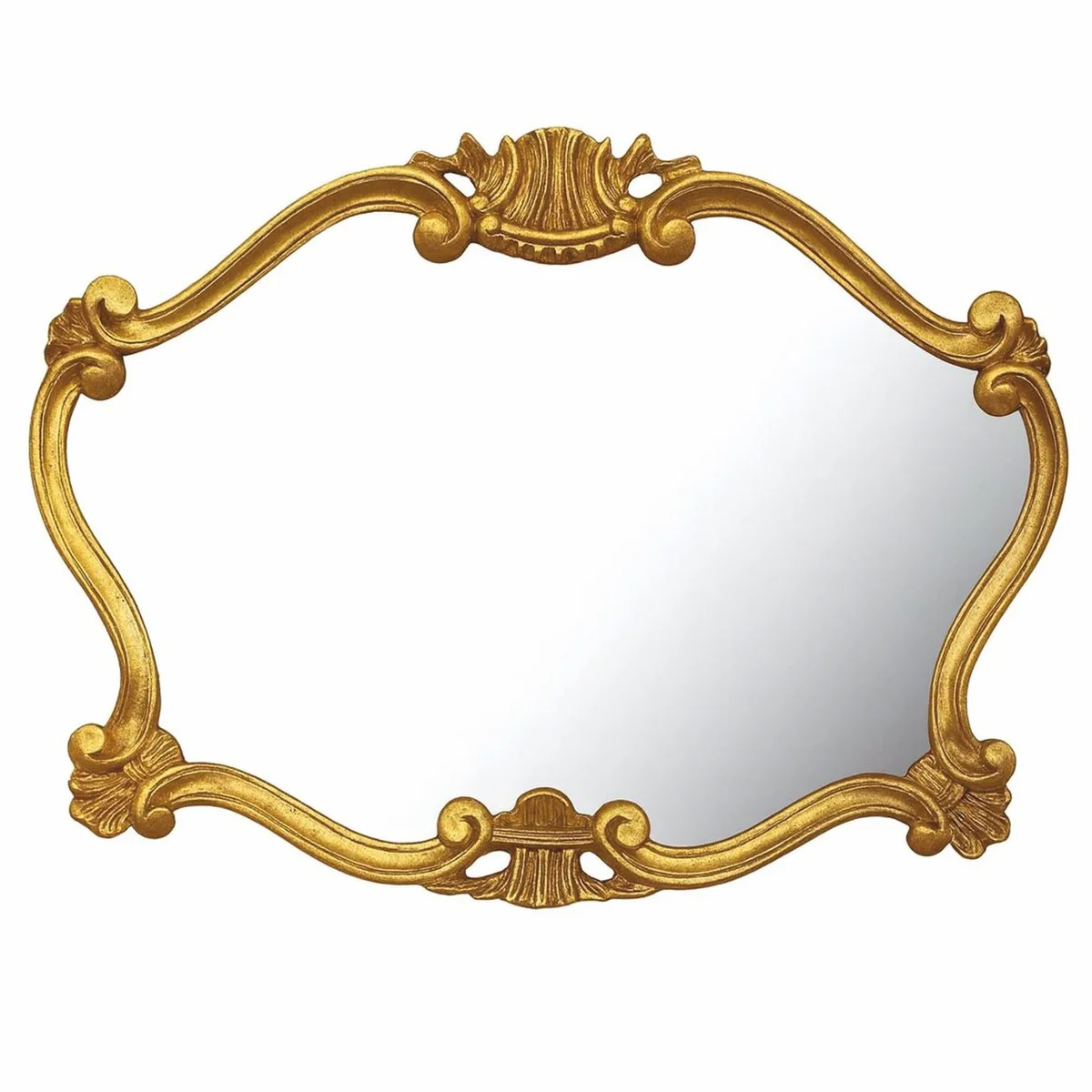 Casa Padrino espejo barroco de lujo oro 92 cm - Muebles barrocos - Hecho en Italia