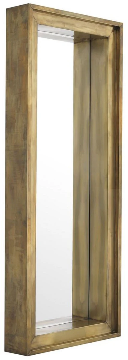 Casa Padrino espejo de pared de lujo lat¨®n vintage 80 x 20 x A. 200 cm - Espejo de sal¨®n - Espejo de dormitorio - Espejo de armario - Muebles de Lujo