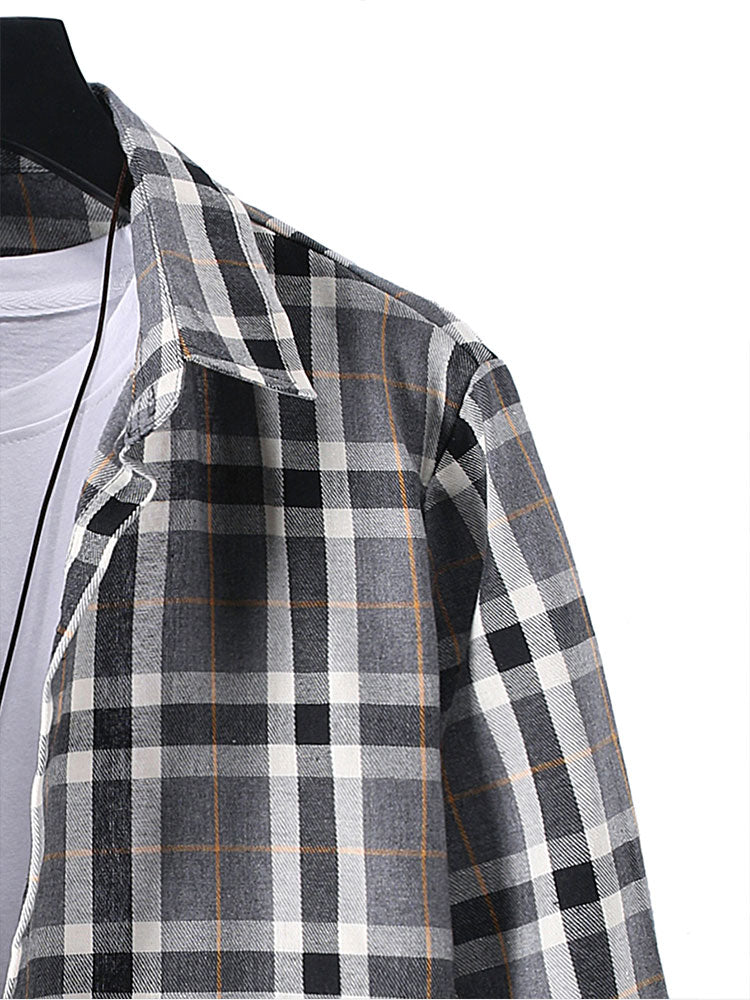 Button Up Plaid Shirt