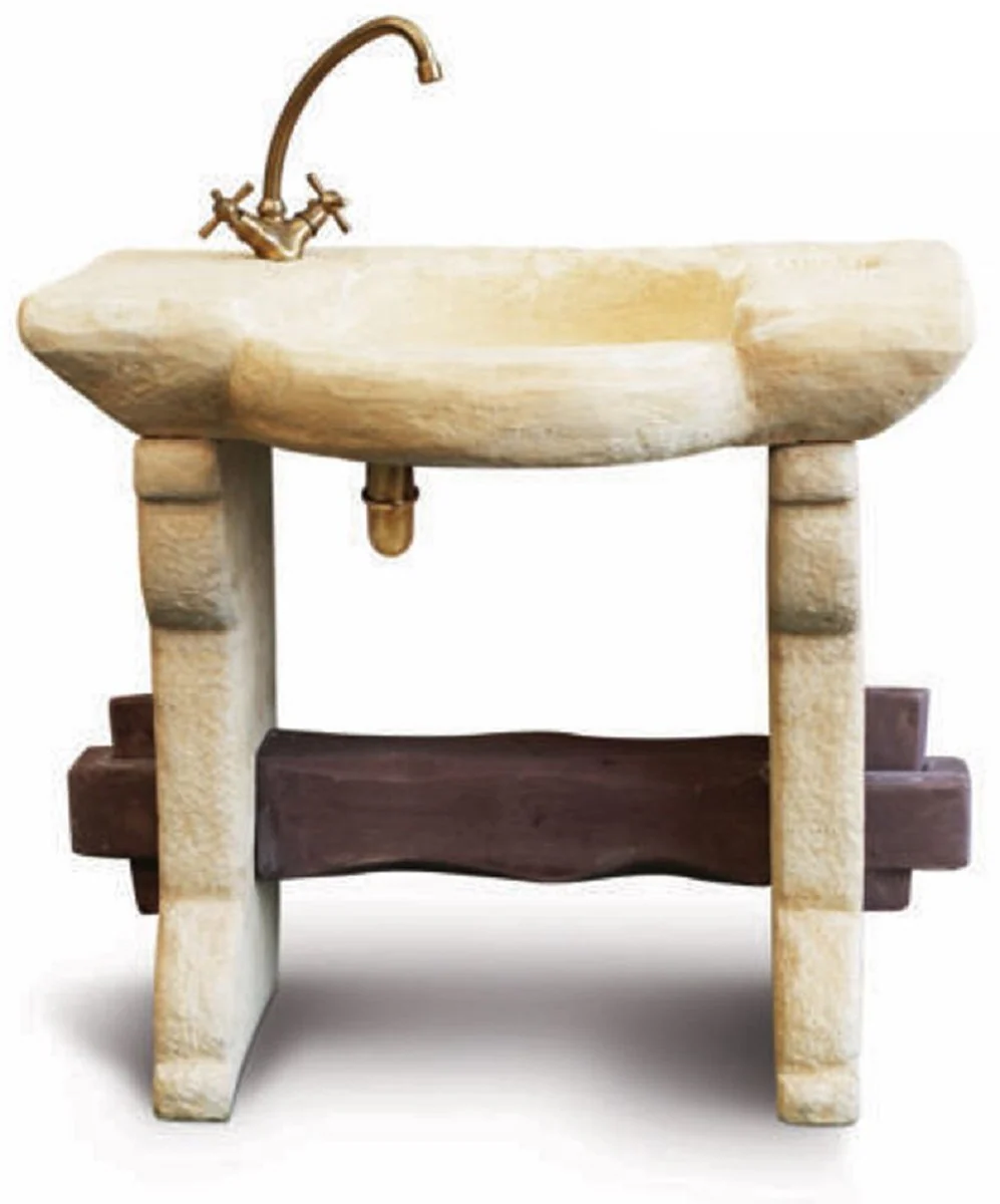 Casa Padrino fregadero de jard¨ªn Art Nouveau arena / marr¨®n A. 84 cm