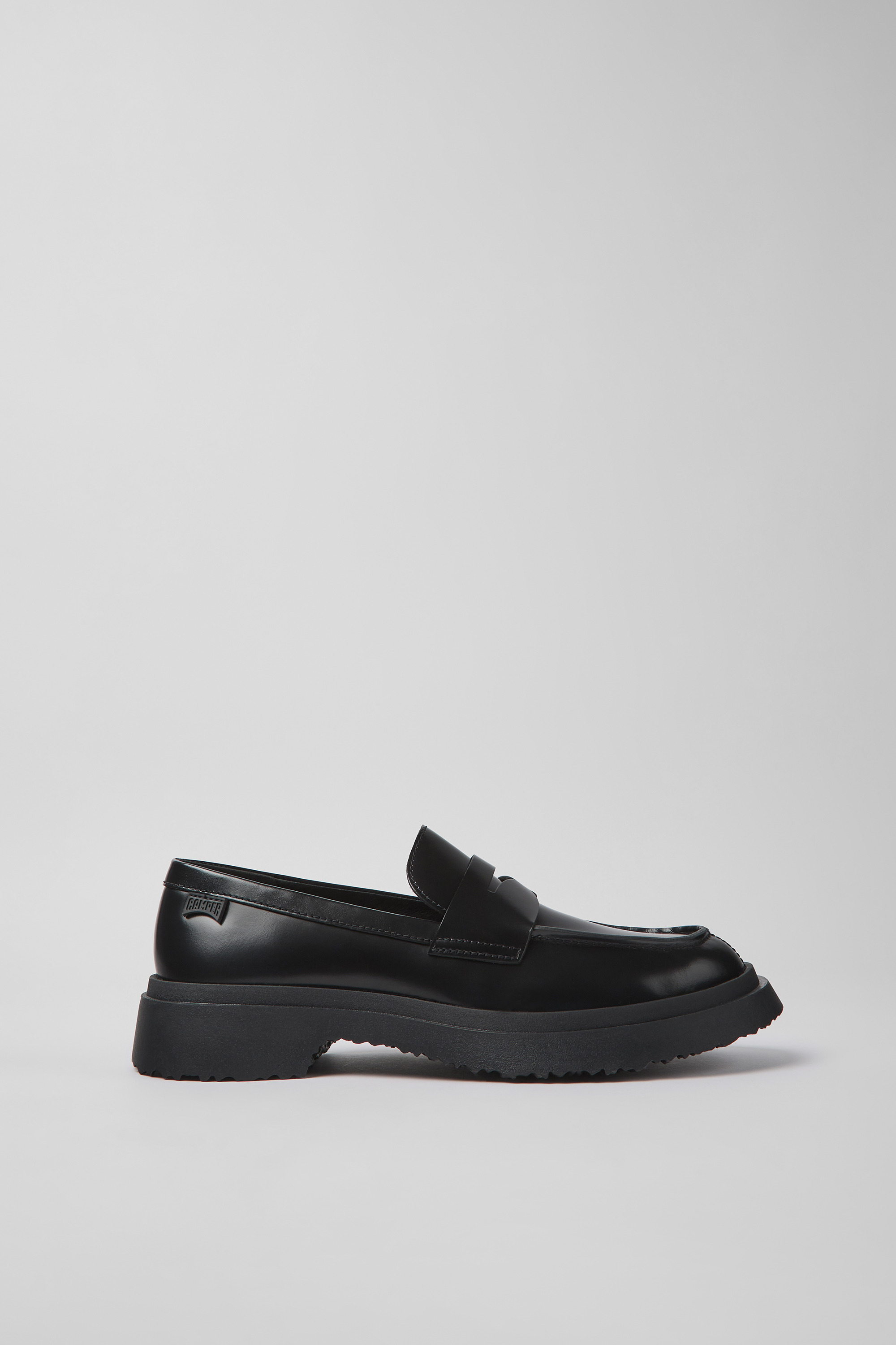 Walden - Black leather loafers for women