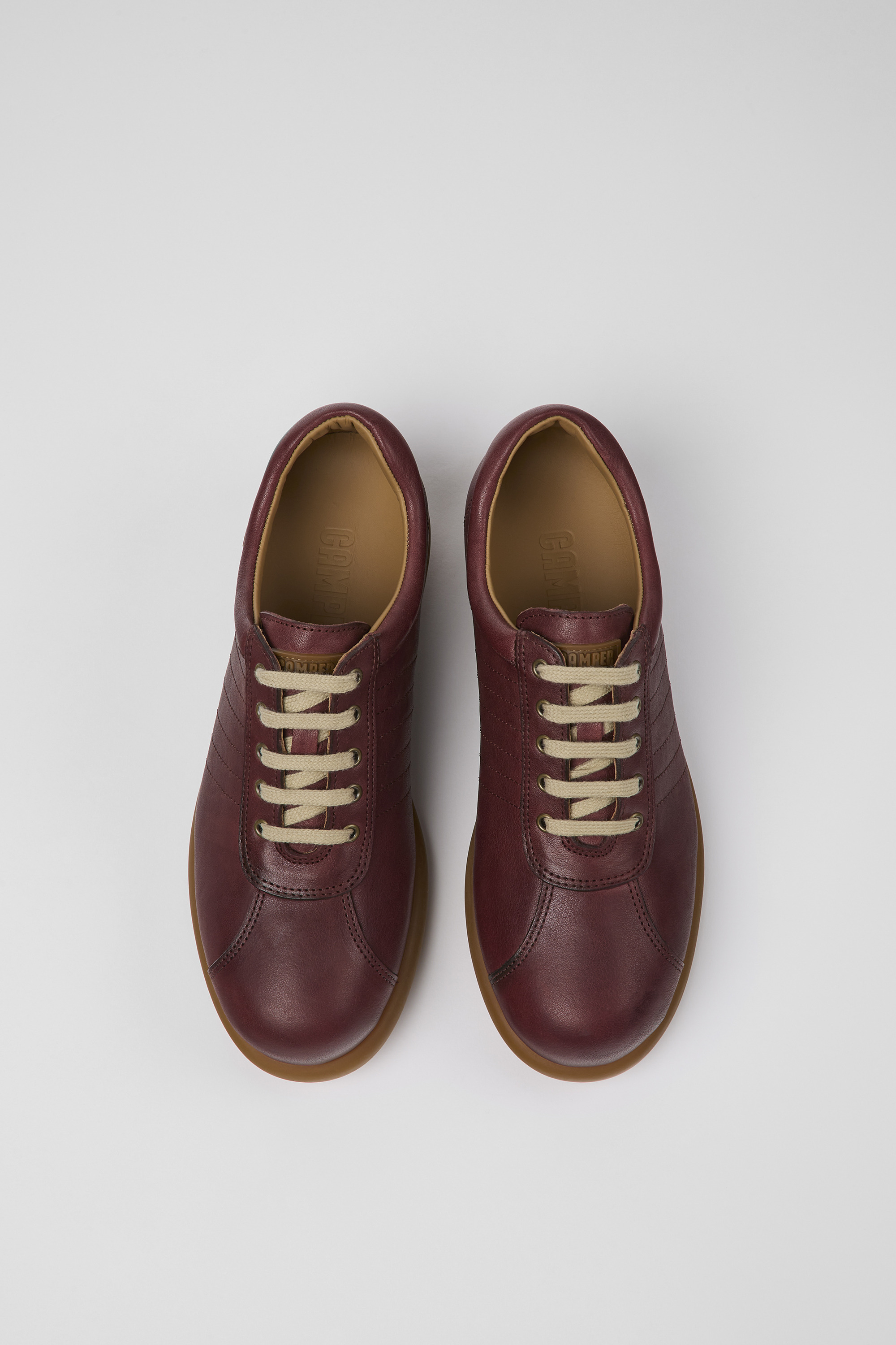 Pelotas - Brown vegetable tanned leather shoes for women