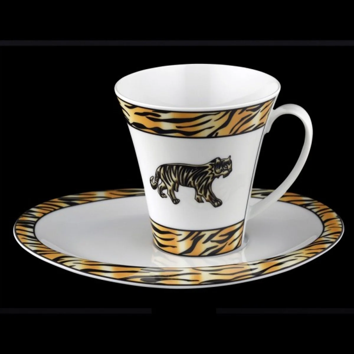 Pomp??s Cup Set 2-pc. Oval Design by Harald Gl??ckler - very noble and high-quality porcelain