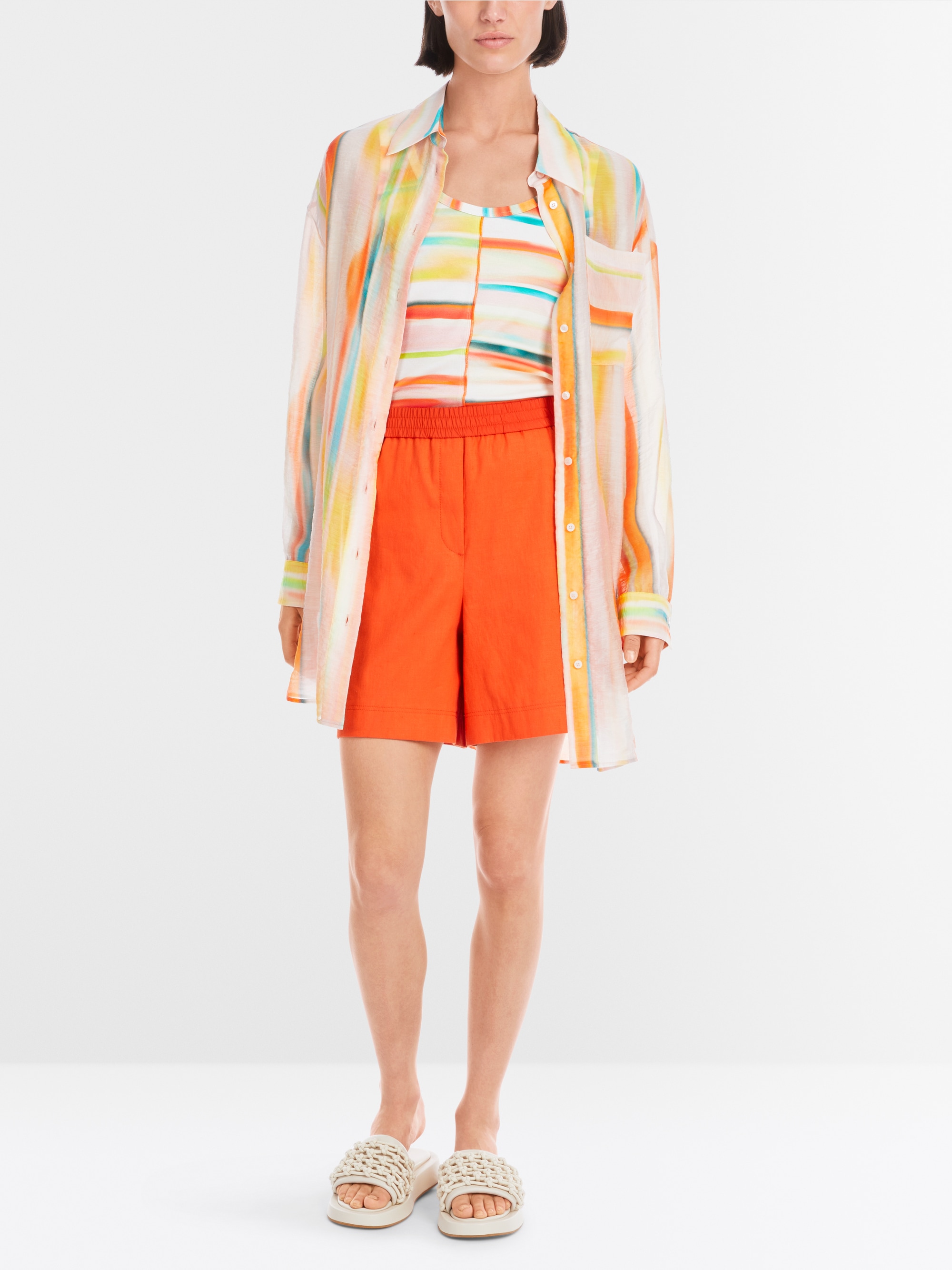 Marc-Cain WILLMAR shorts with linen