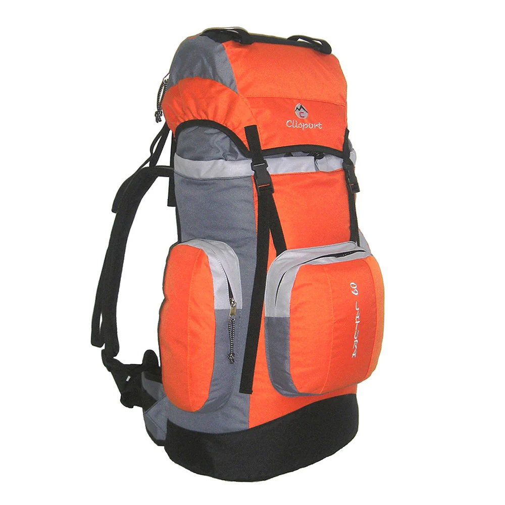 Mochila de trekking Clisport LATURA 60L naranja