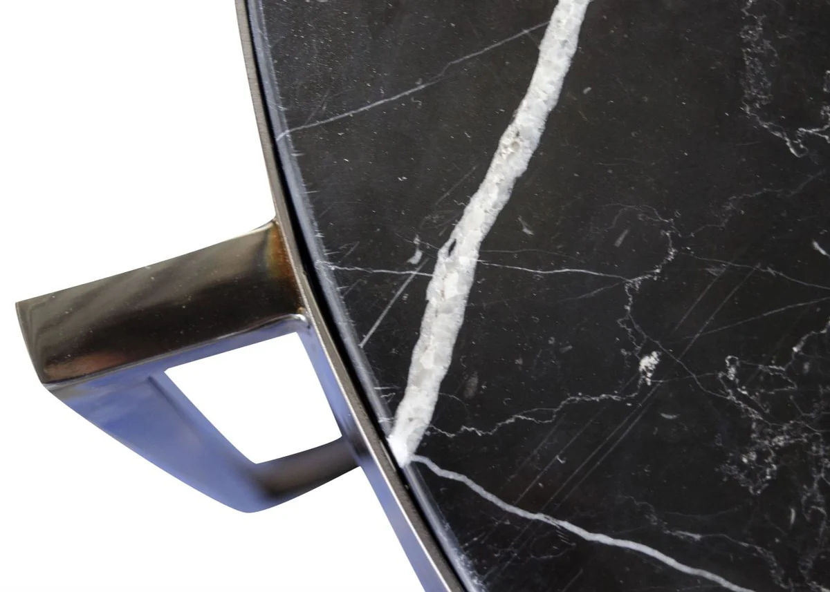 Casa Padrino Mesa Auxiliar de Hotel Negro 65 x H. 67 cm - Muebles para Hoteles