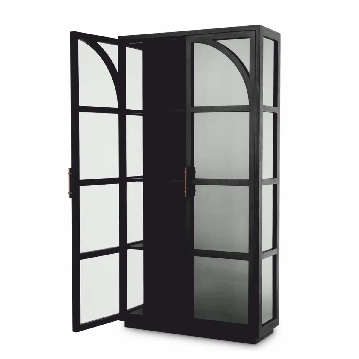 Casa Padrino vitrina de lujo negro / bronce 118 x 44,5 x A. 210 cm - Luxury Interior