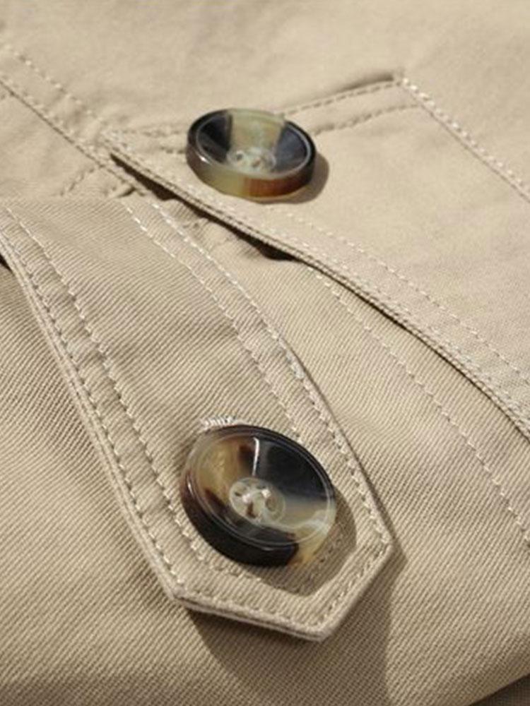 Long Line Chino Coat