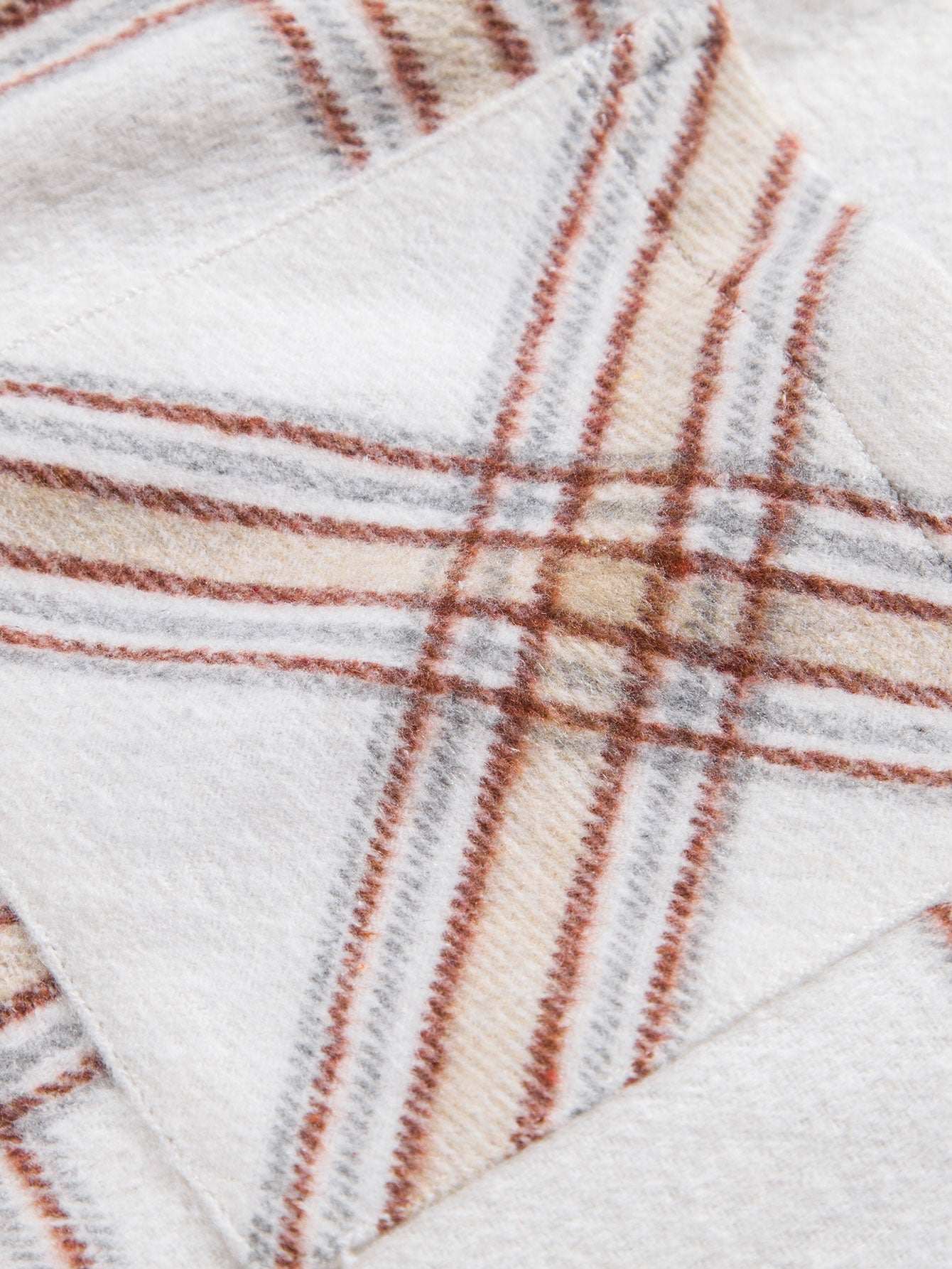 Flannel Plaid Overshirt With Pocket