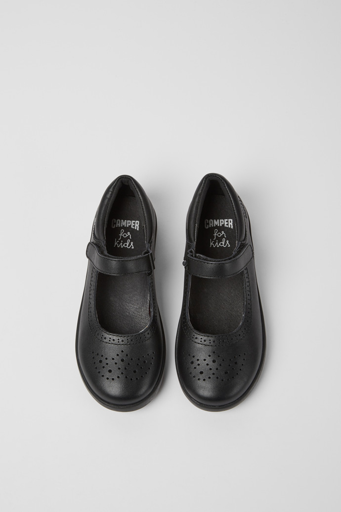 Spiral Comet Black leather shoes