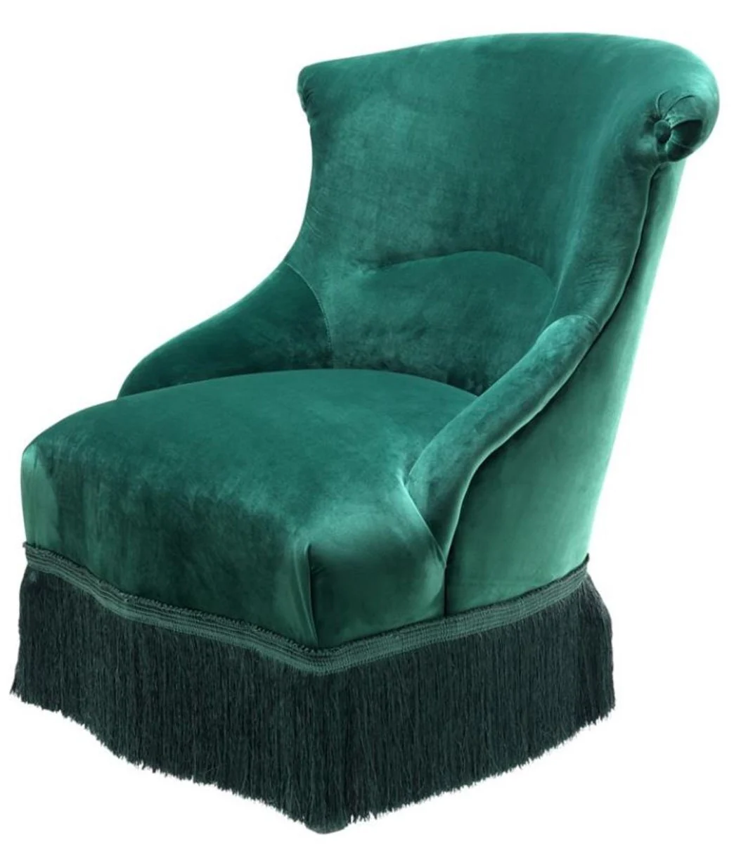 Sillón de diseño Casa Padrino verde 68 x 70 x H. 79 cm - colección de lujo
