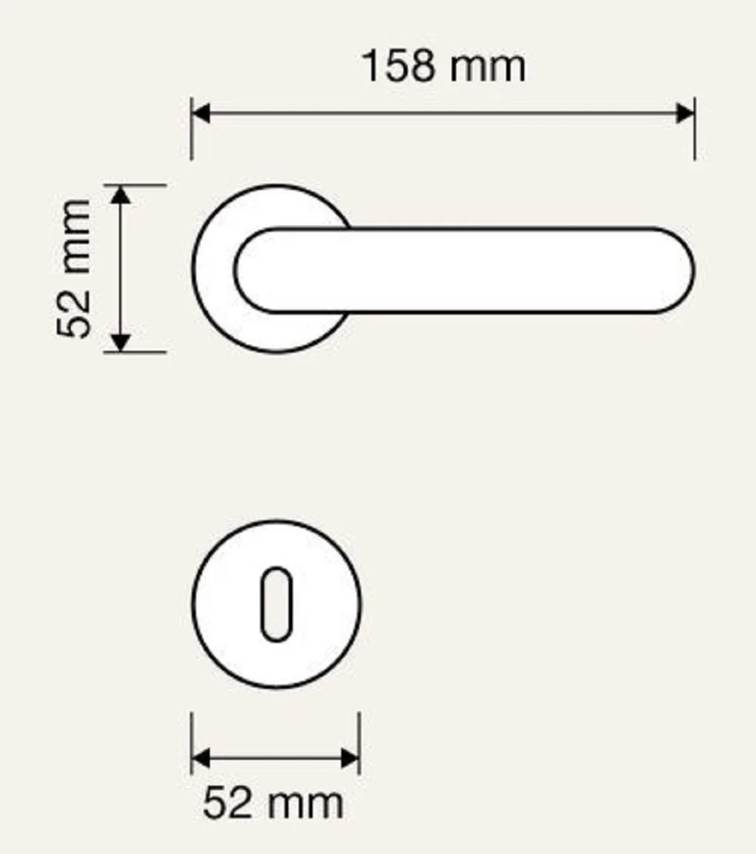 Casa Padrino Conjunto de Manija de Puerta de Lujo Plata 15,8 x H. 5,2 cm - Manijas de lat¨®n Cromado con Cristal Swarovski