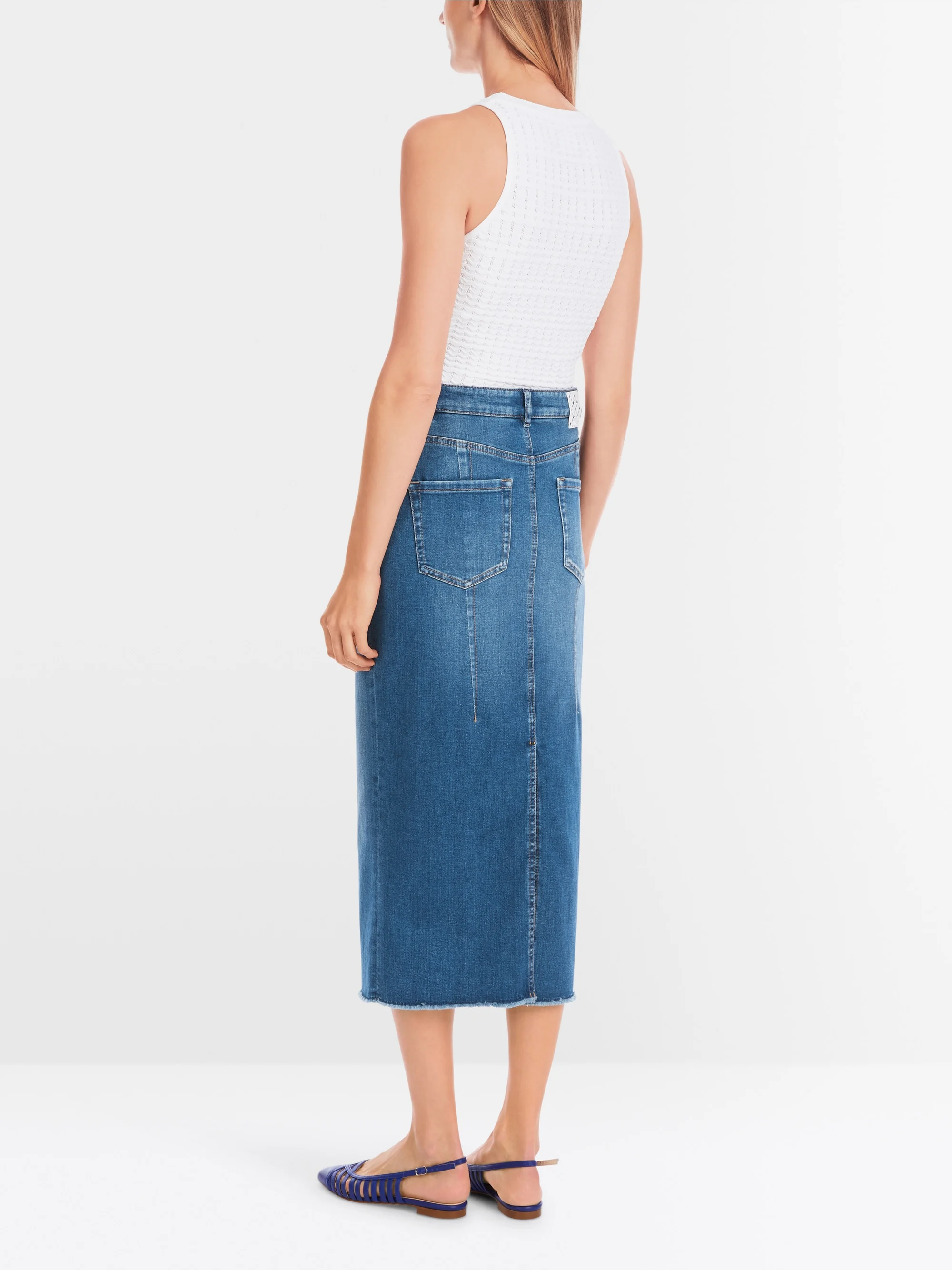 Marc-Cain Rethink Together denim skirt