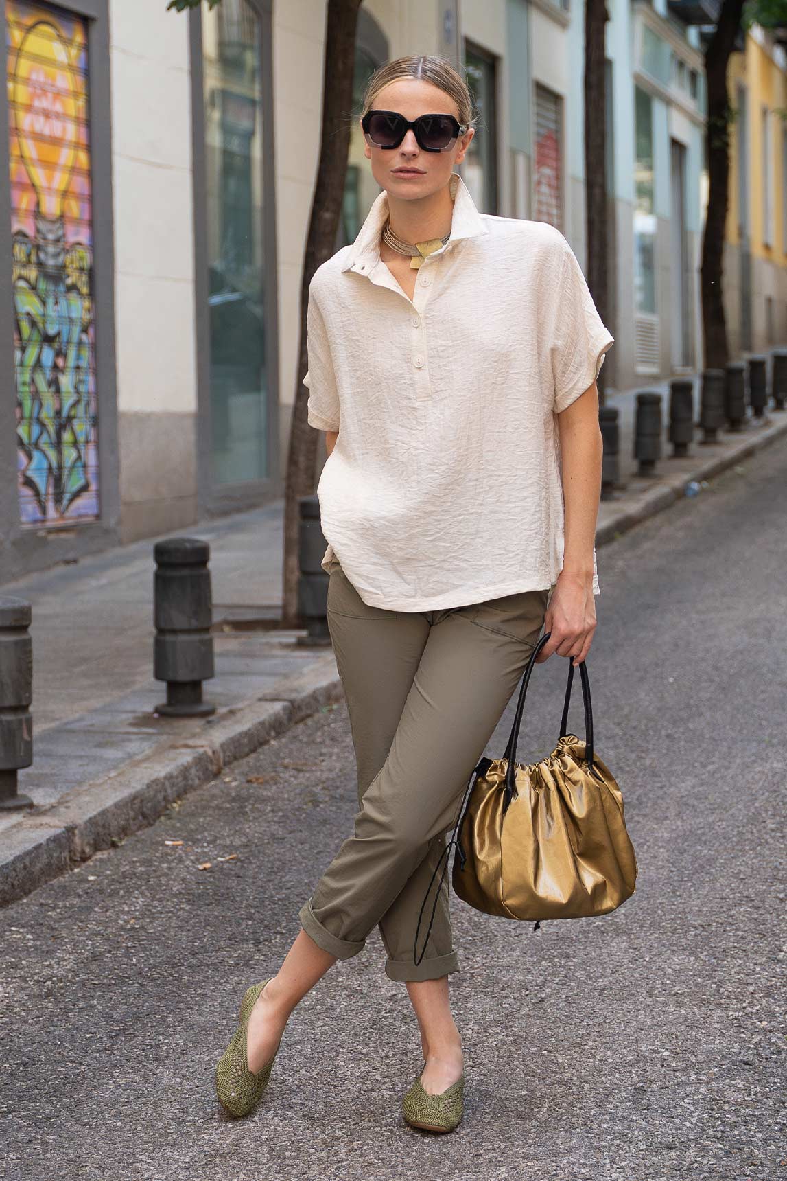 Rivera-spain Bailarina Alejandra croché kaki