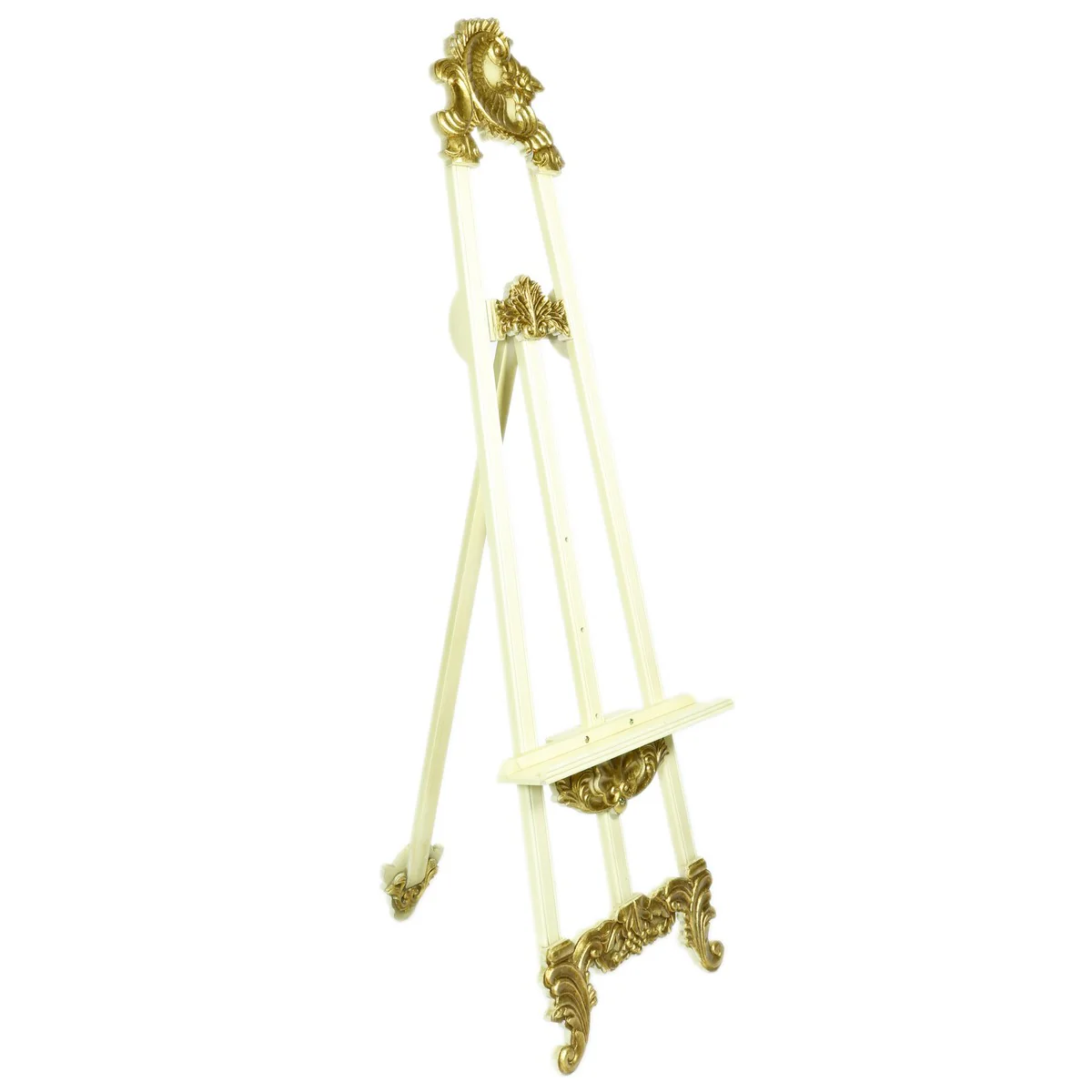 Casa Padrino Baroque Sign Stand in Cream / Gold - Hotel, Caf¨¦, Restaurante, Tienda, Instalaci¨®n de la tienda