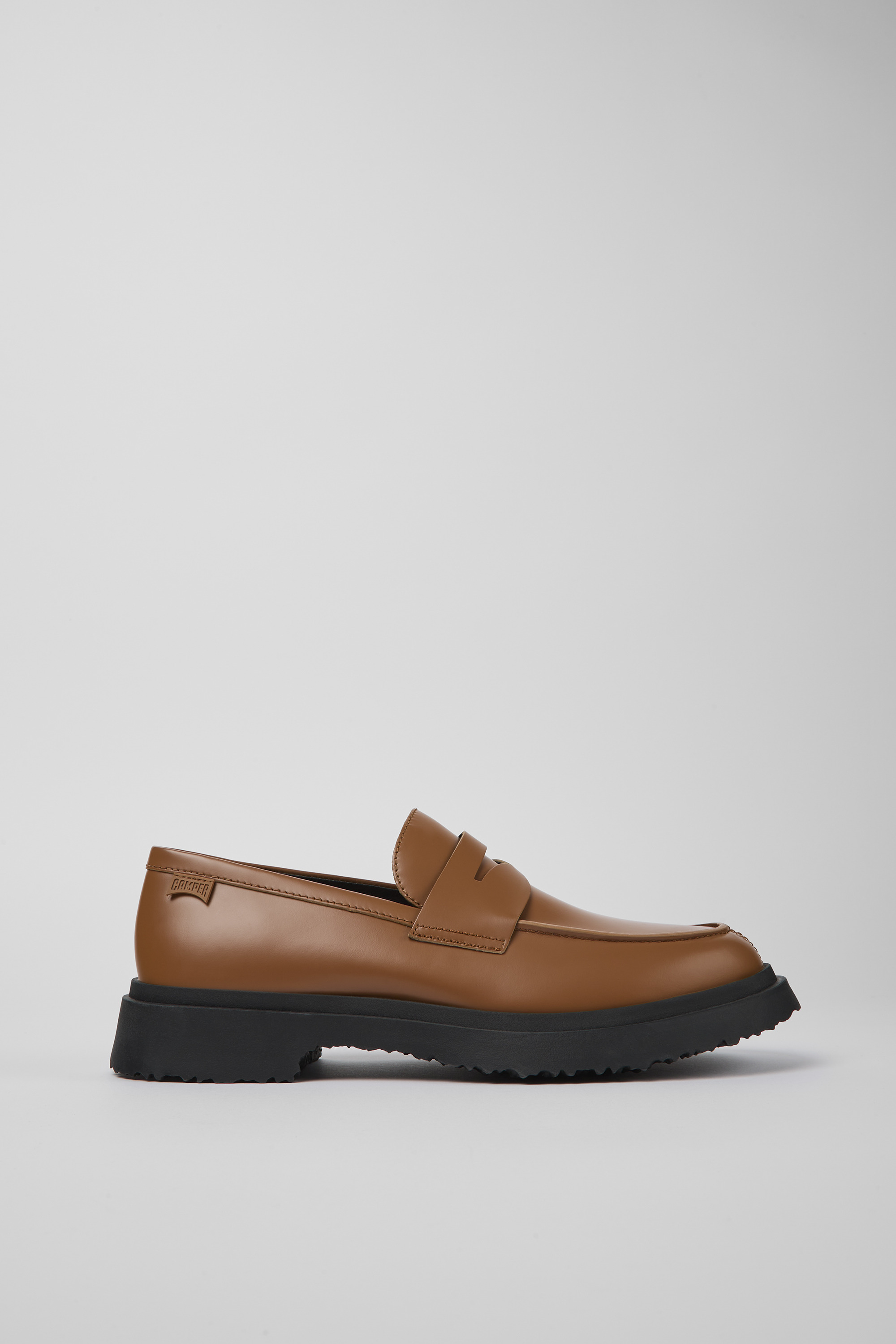 Walden - Brown leather loafers for men