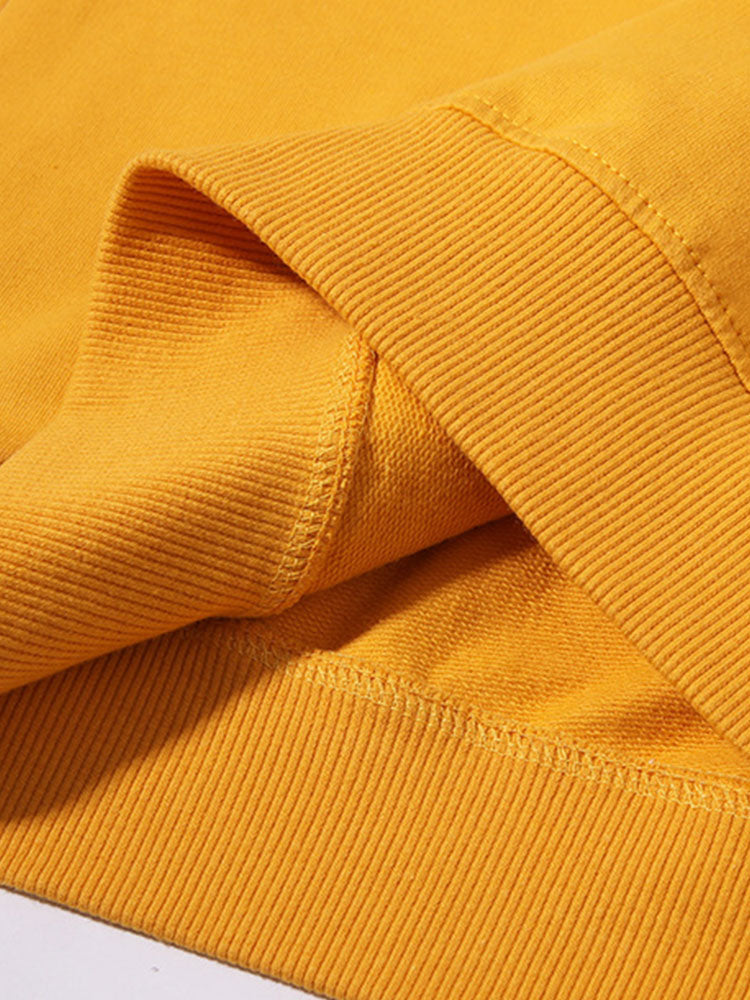 Basketball Bear Print Cotton Sweatshirt