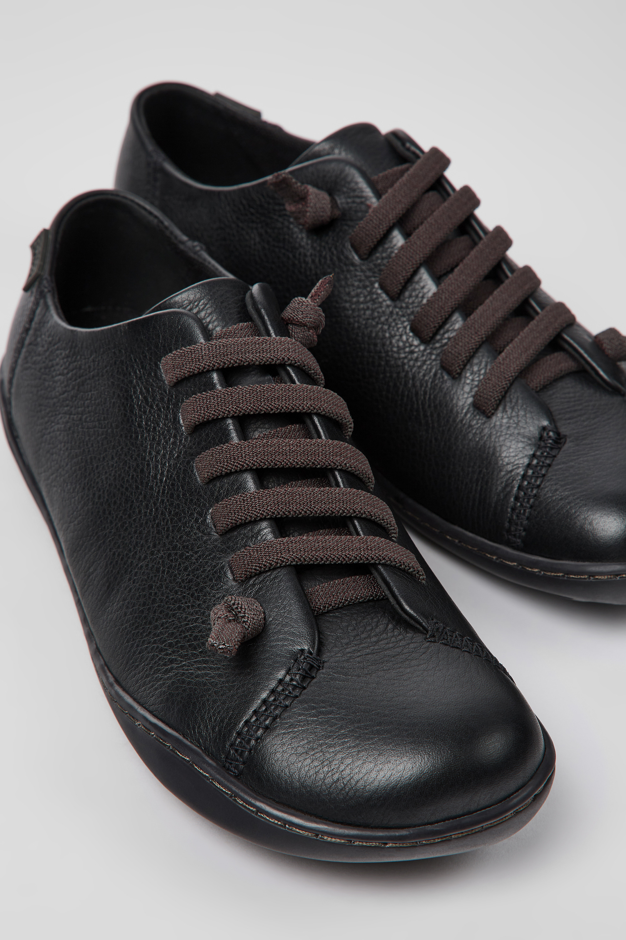 Peu - Black leather shoes for women