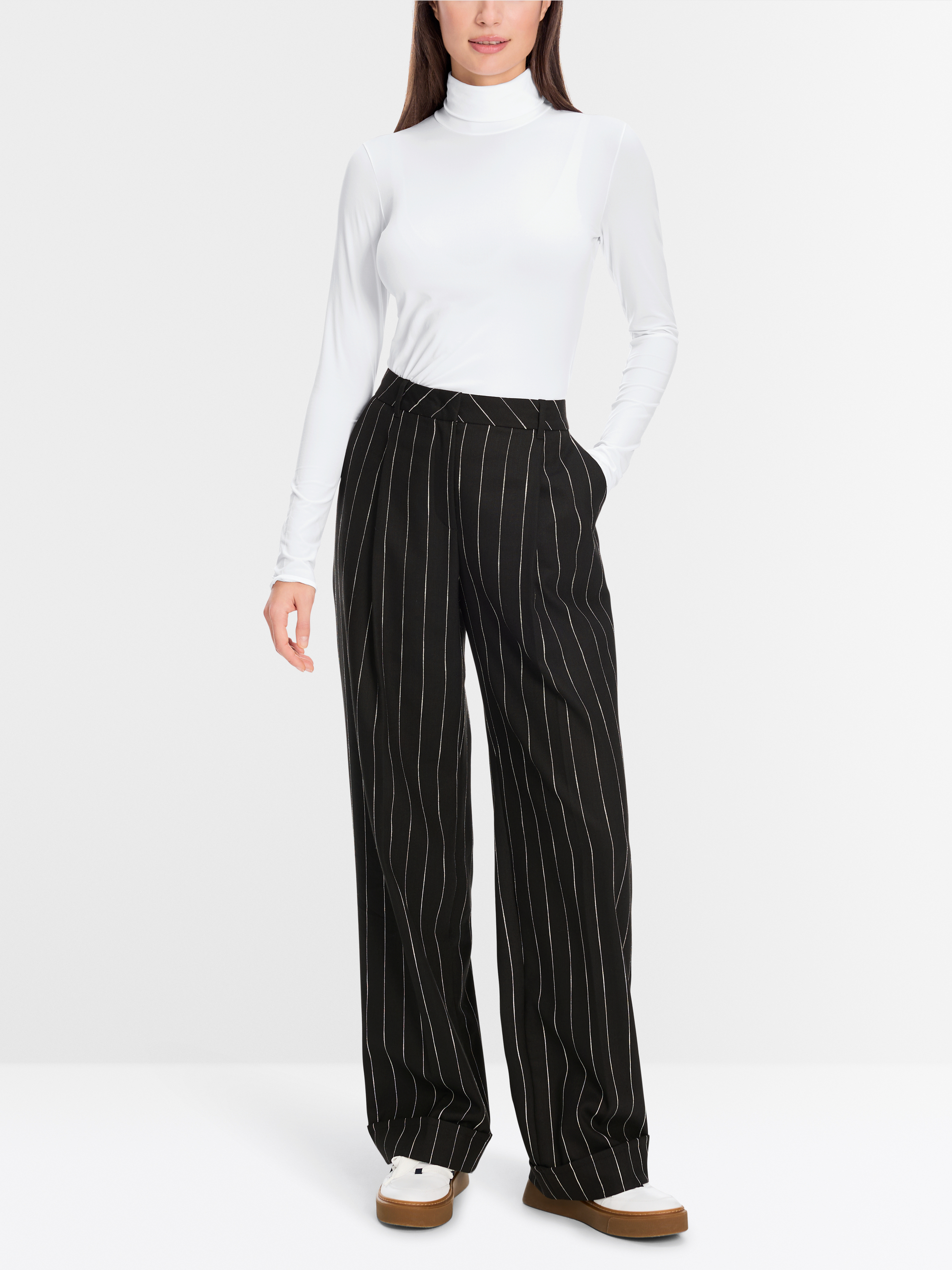 Marc-Cain Delicate roll-collar pullover