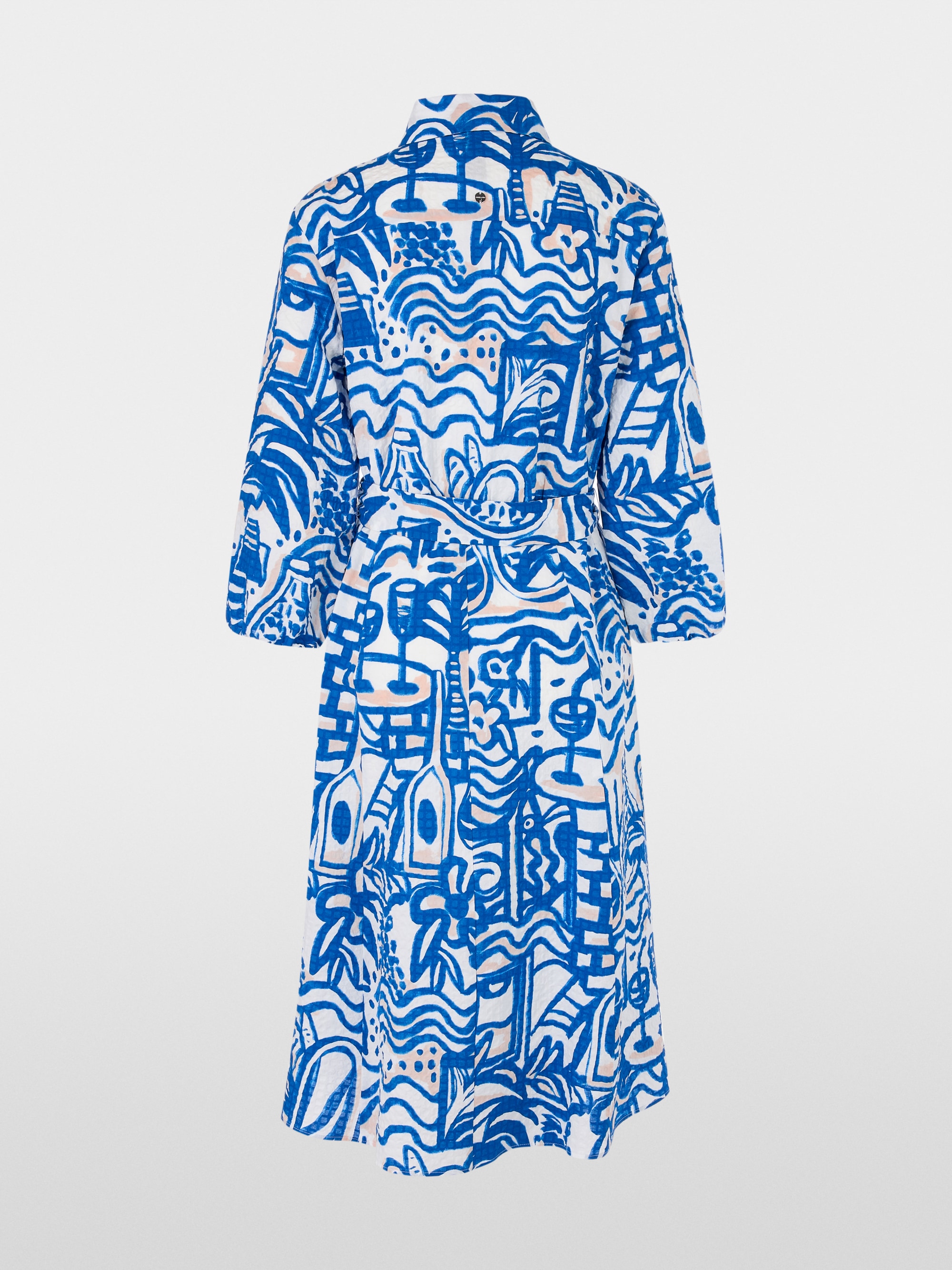 Marc-Cain Shirt dress with painting print