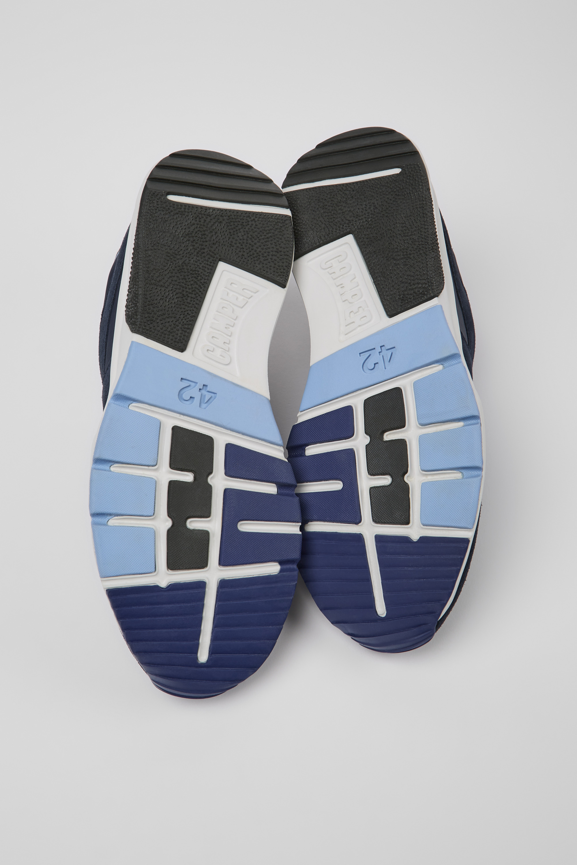 Drift - Multicolored textile and nubuck sneakers for men