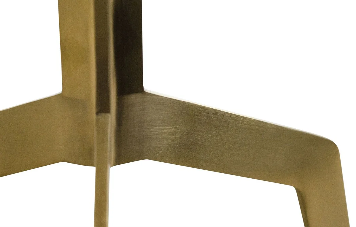 Casa Padrino mesa auxiliar de lujo dorado 50 x H. 60 cm - Mobiliario de Sala de Estar