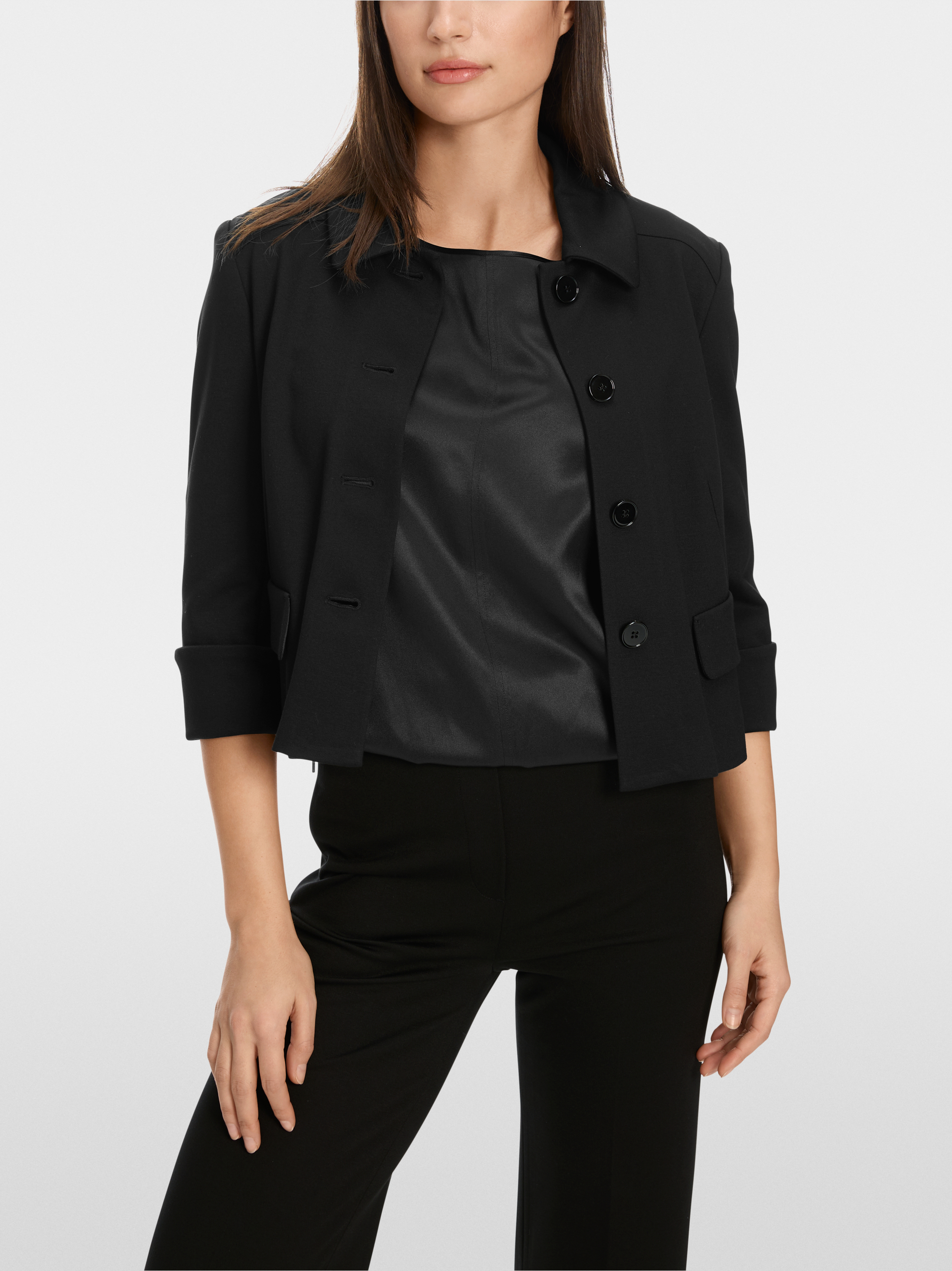 Marc-Cain Short jacket with Kent collar