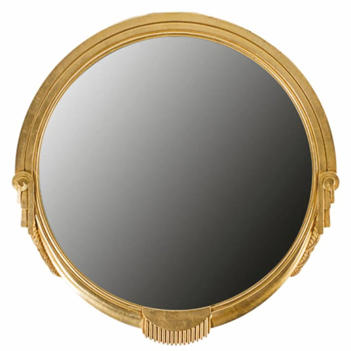 Casa Padrino espejo barroco de lujo de madera maciza oro 81 x A. 82 cm- Hecho en Italia