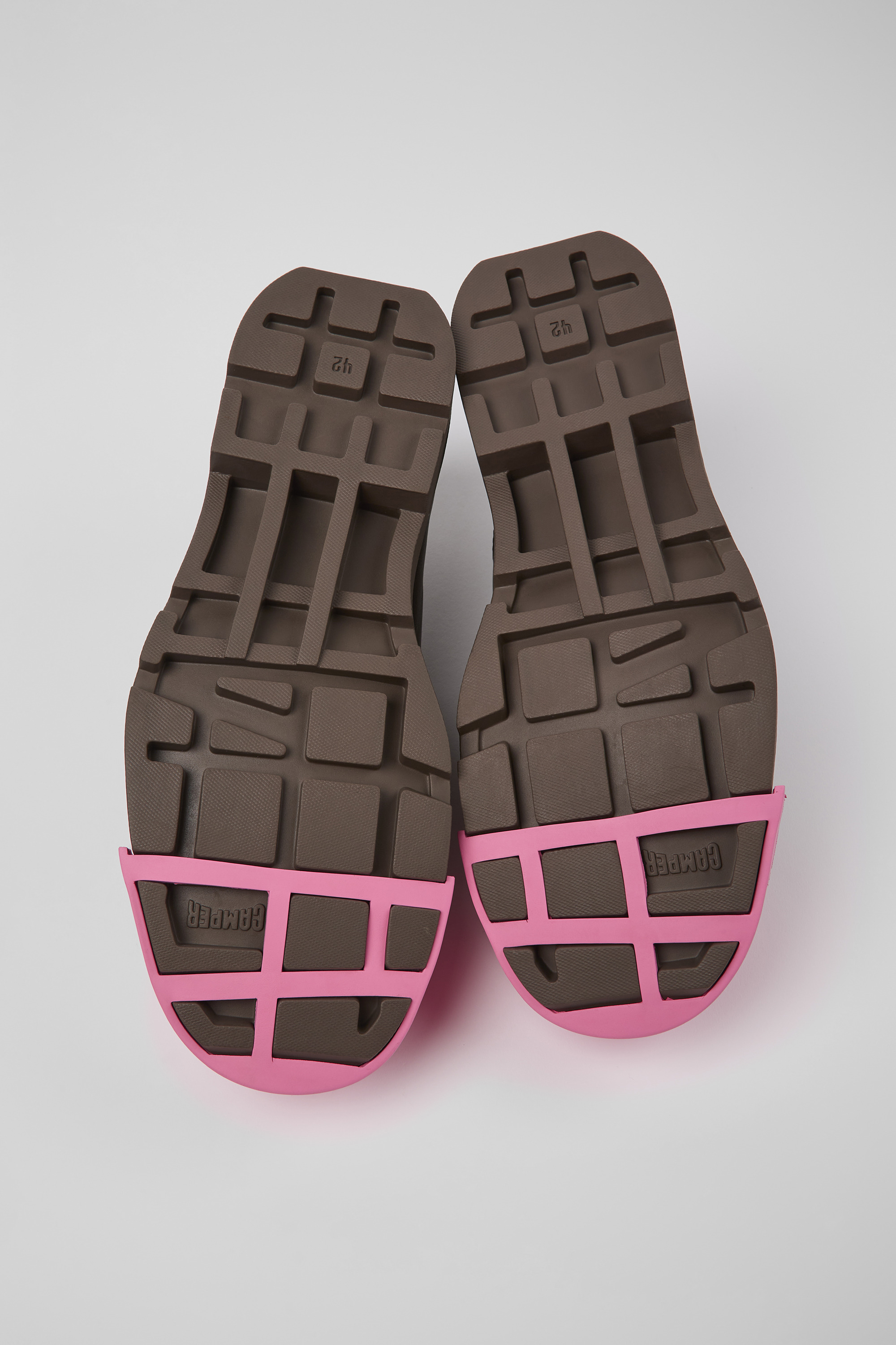 Junction - Brown leather shoes for women