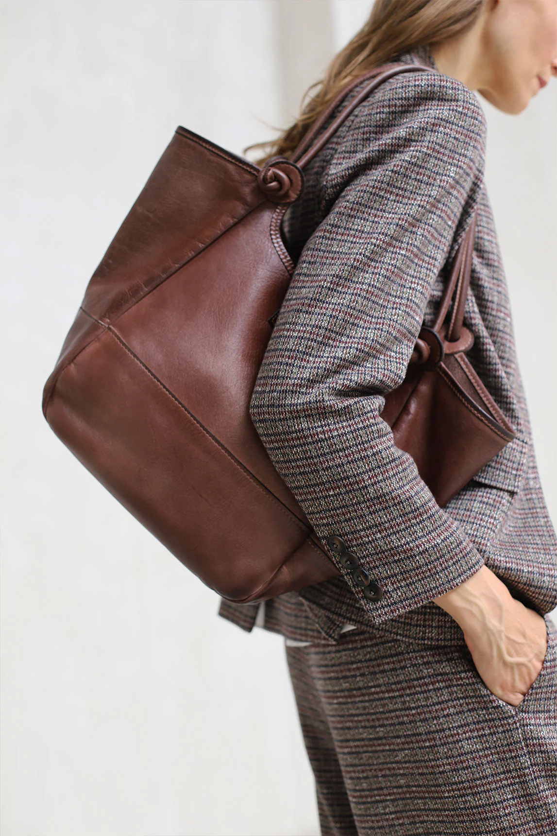 Rivera-spain Bolso Velluto marrón