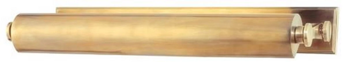 Casa Padrino lámpara de pared de lujo latón antiguo 62,2 x 22,2 x H. 8,9 cm - Lámpara de Hotel y Restaurante - Calidad de Lujo