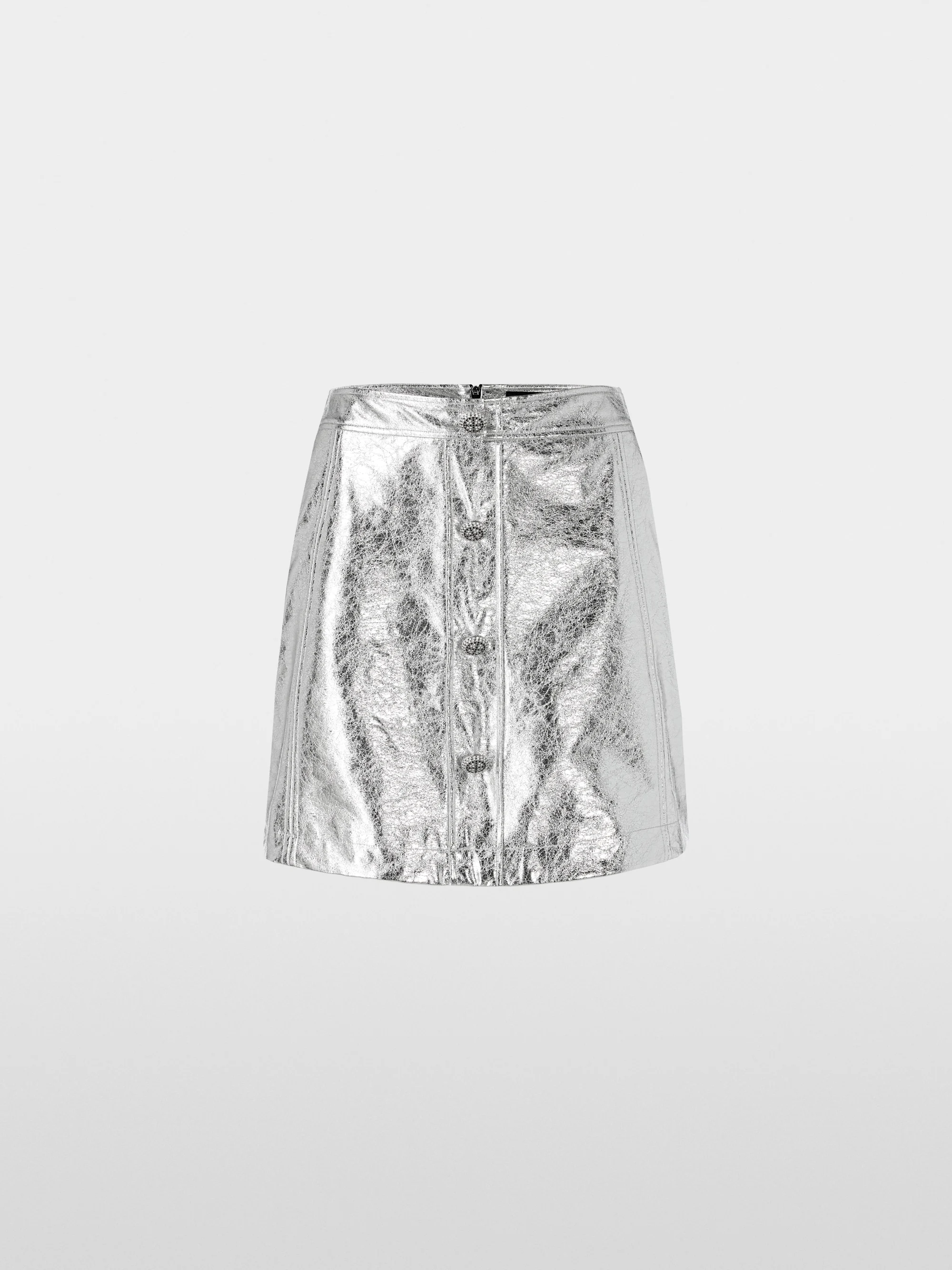 Marc-Cain Mini skirt in silver shine