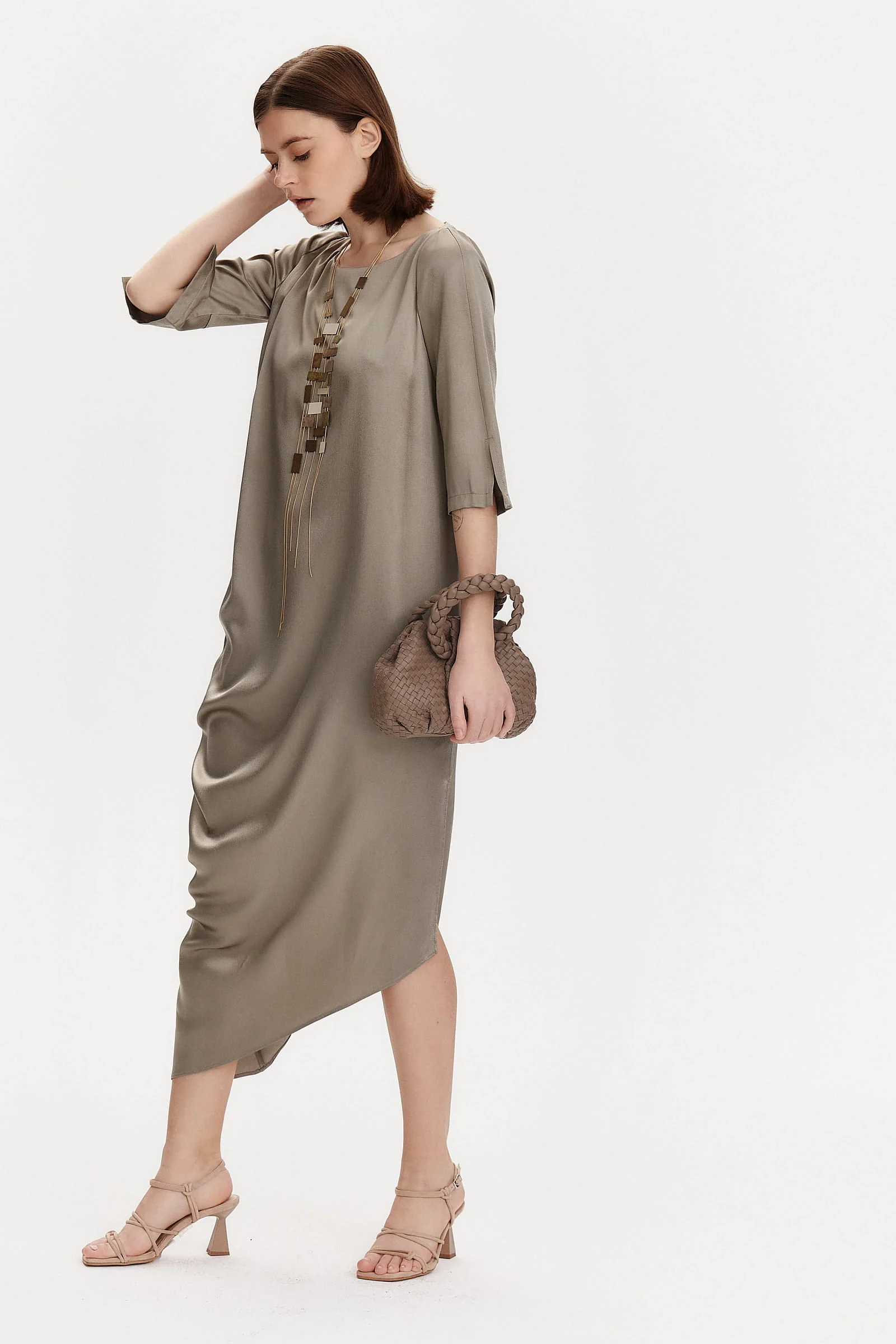 Rivera-spain Vestido Olivia verde