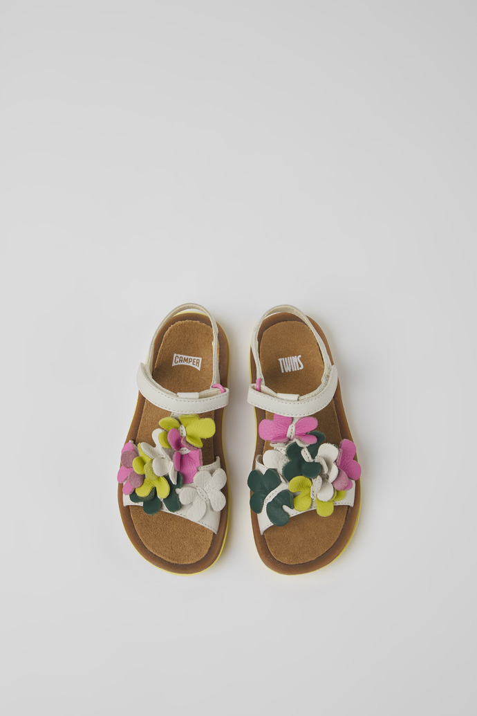 Twins Multicolored leather sandals for boys