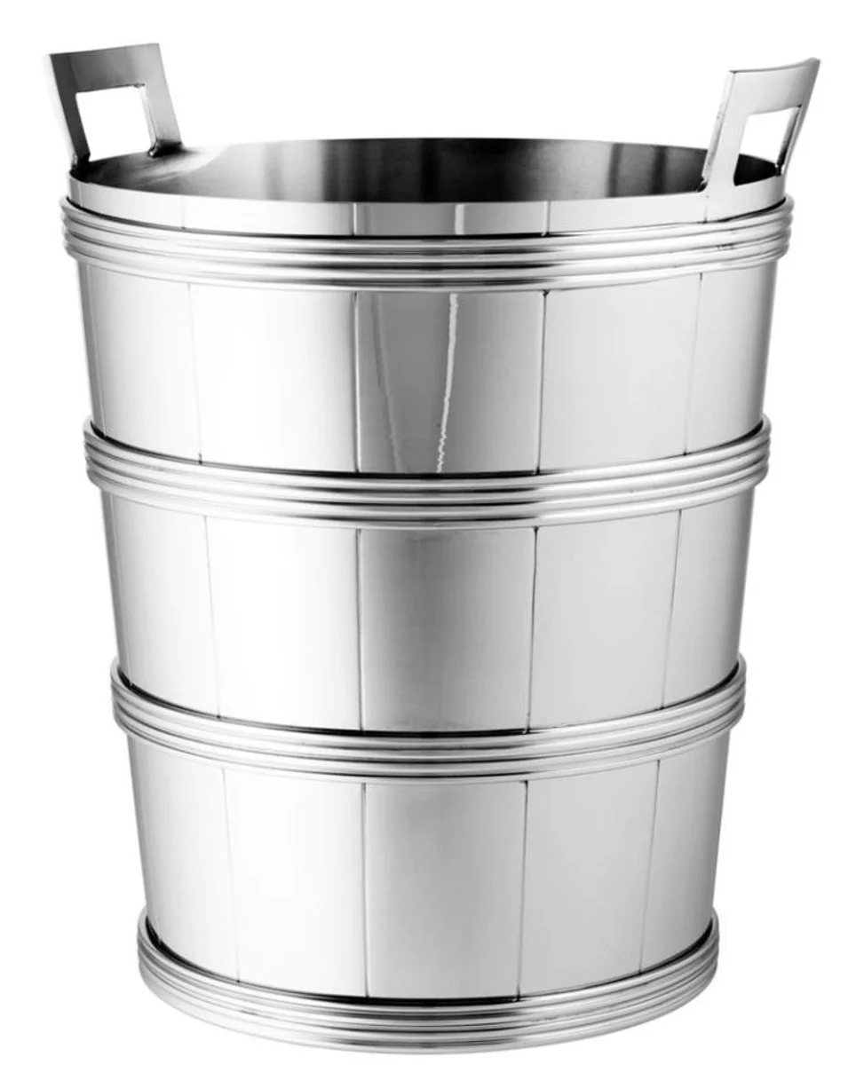 Casa Padrino enfriador de vino dise?ador de acero inoxidable con dos asas - lujo botella de vino m¨¢s fresco, titular de la botella de vino