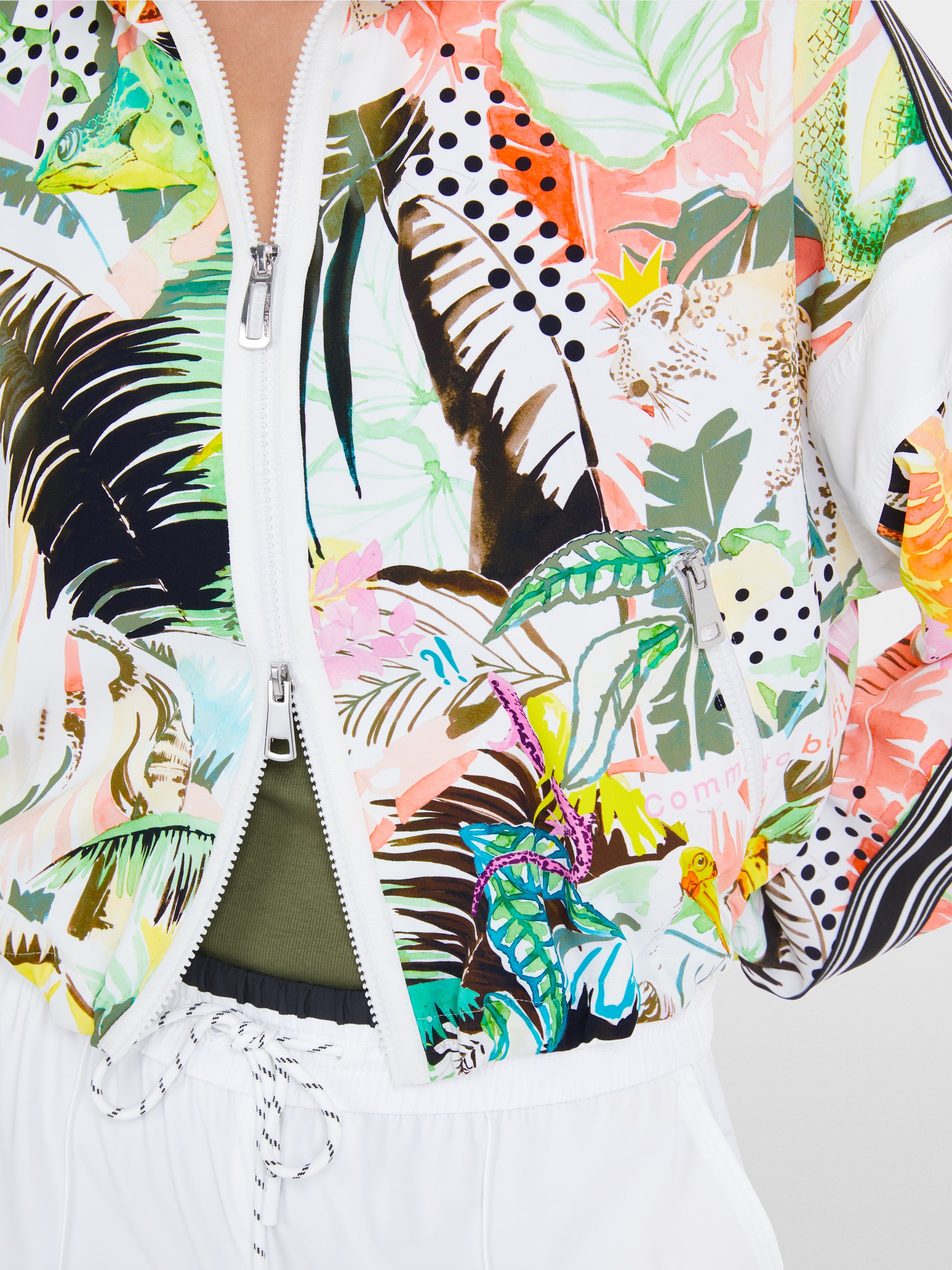 Marc-Cain Cropped jacket with zip