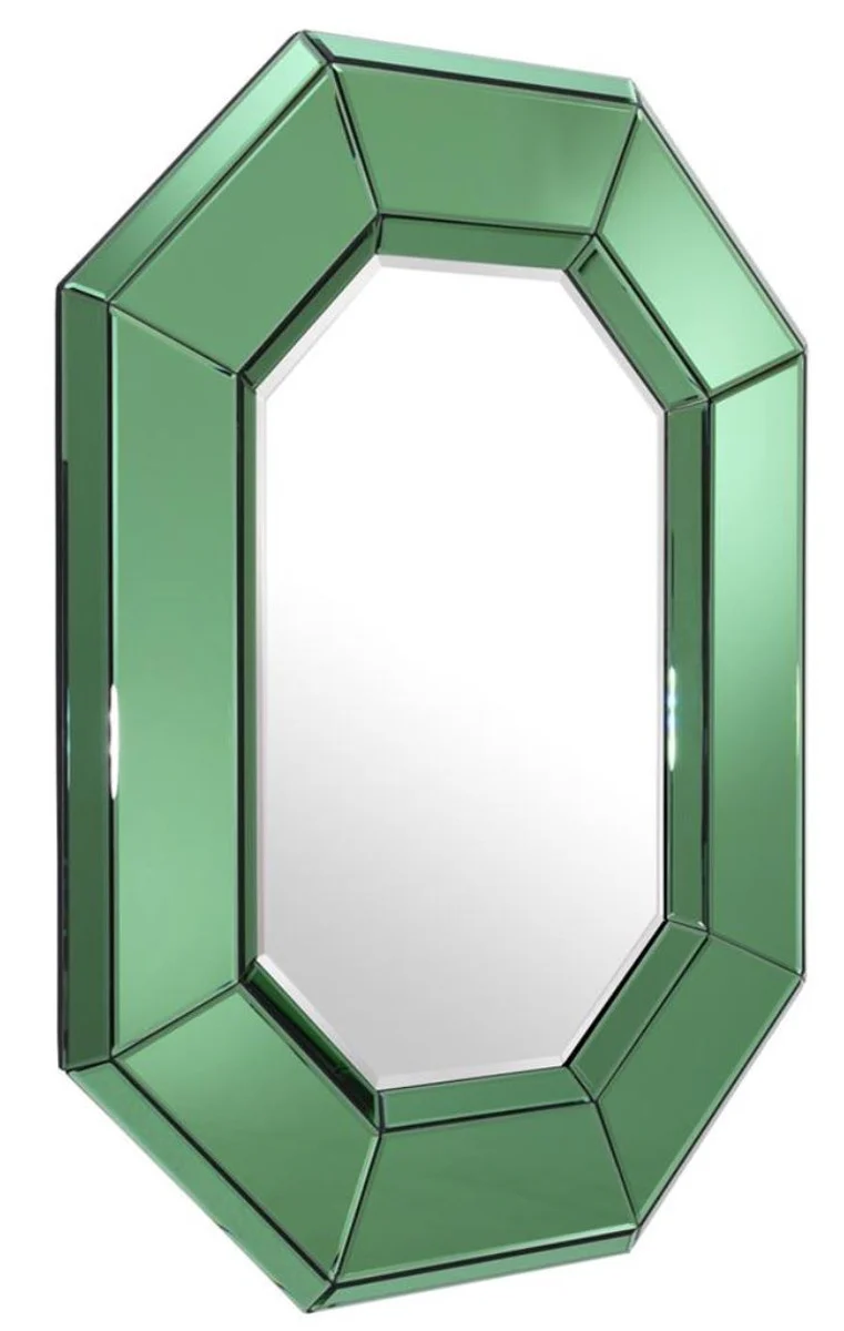 Casa Padrino espejo de pared de sal¨®n de lujo verde 80 x H. 106 cm - espejo de dise?o
