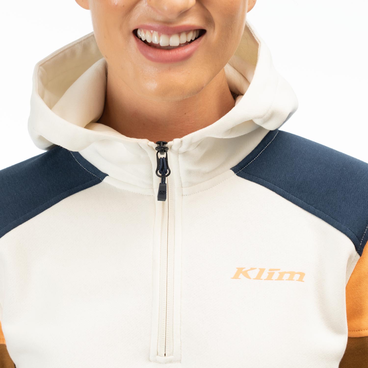 Huntley Pullover 1/4 Zip Crop Hoodie