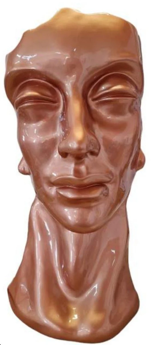 Casa Padrino busto decorativo de dise?o de lujo marr¨®n A. 70 cm - Busto de escultura decorativa abstracta - Busto de figura decorativa de sal¨®n de jard¨ªn - Bustos decorativos de lujo abstracta