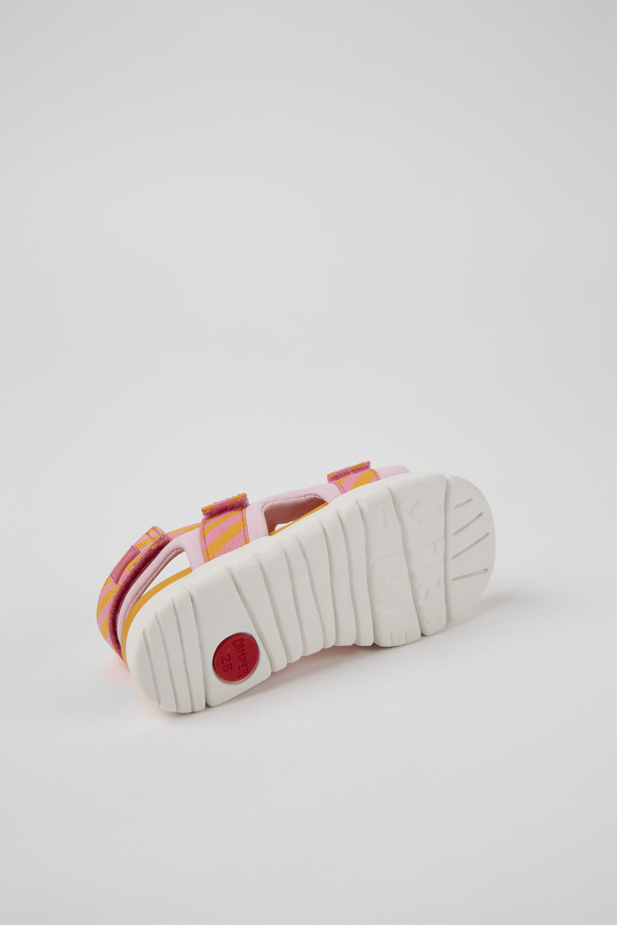 Caterpillar Multicolored fabric sandals for children