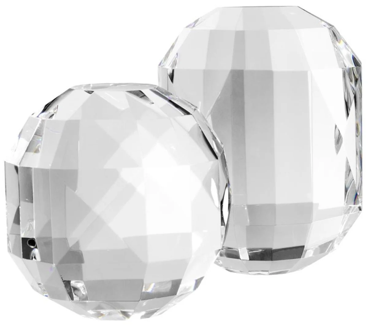 Casa Padrino conjunto de objetos decorativos de cristal de lujo - Hotel Restaurante Sala de Estar Decoración de Oficina