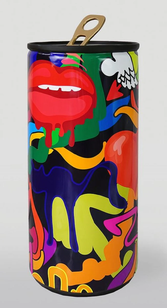 Casa Padrino lata de bebidas decorativa XXL colorido A. 120 cm